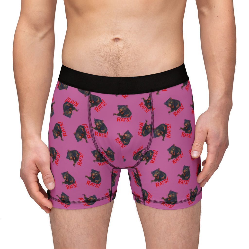 RUG: "RAT" (Multi) - Men's Boxer Briefs - Pink