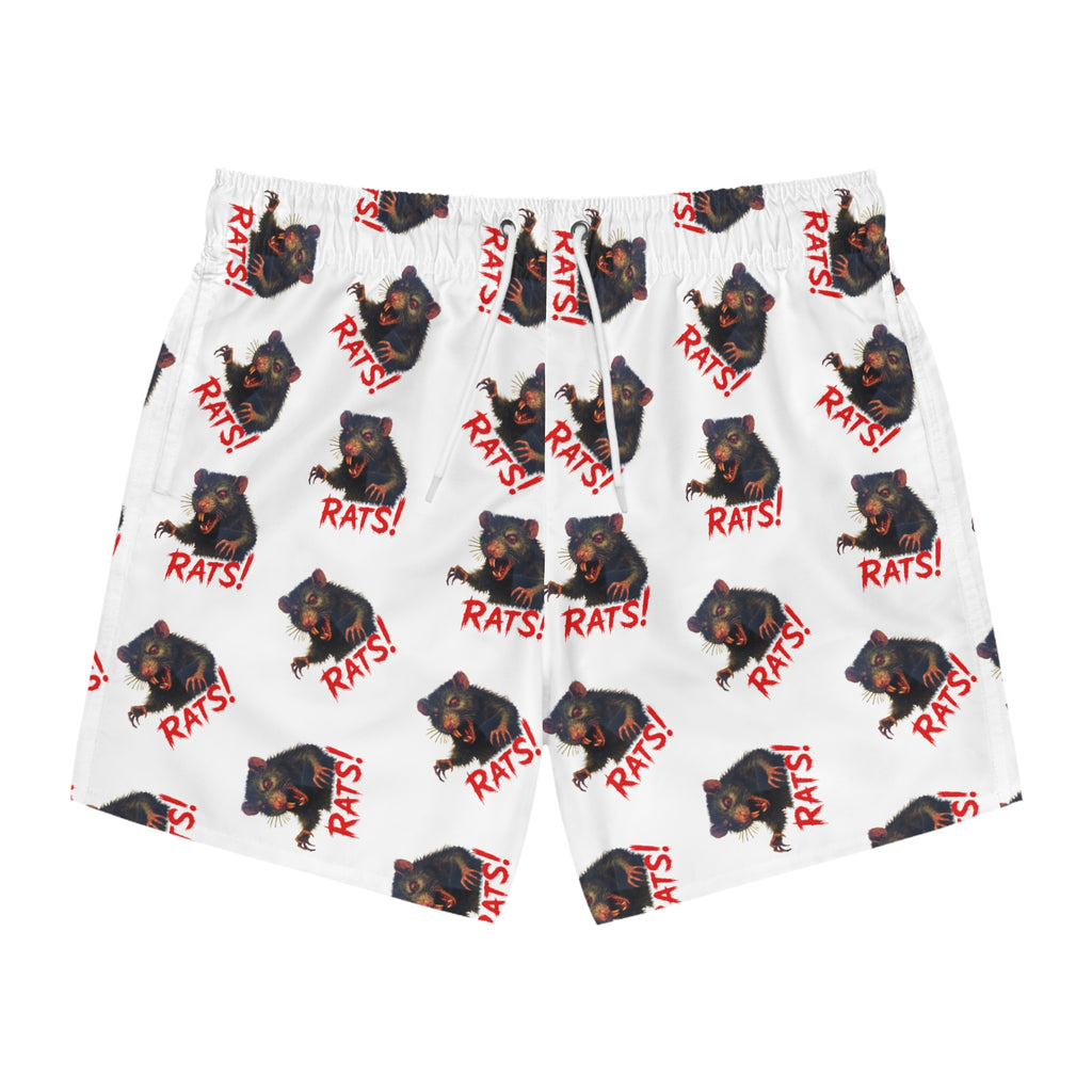 RSW: "RAT" (Multi) - Swim Trunks - White