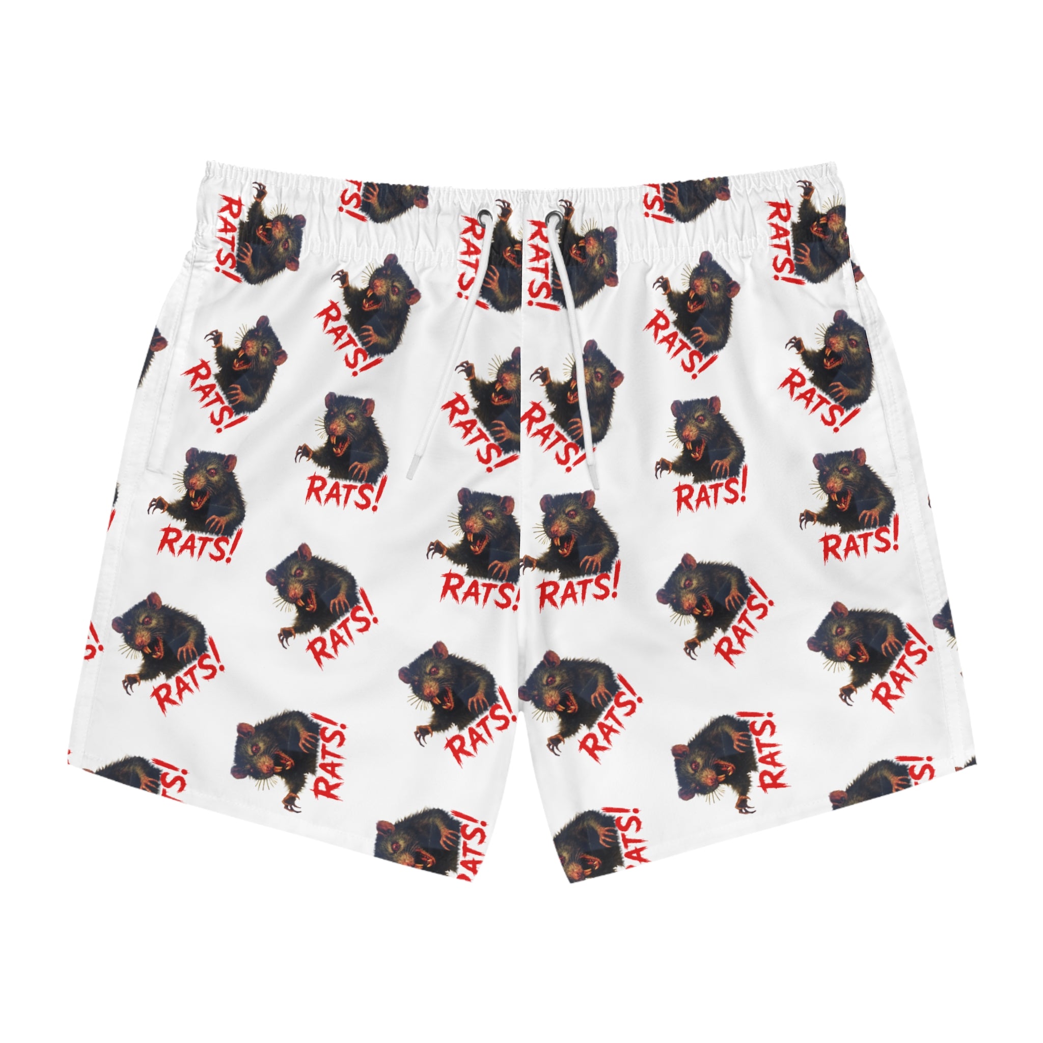 RSW: "RAT" (Multi) - Swim Trunks - White