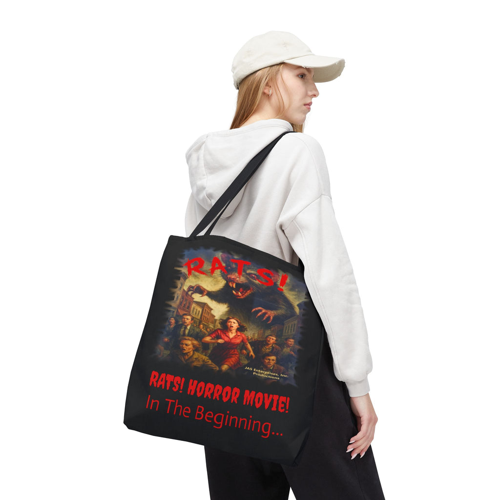 RTB: "RATS!" Logo - Tote Bag - Black