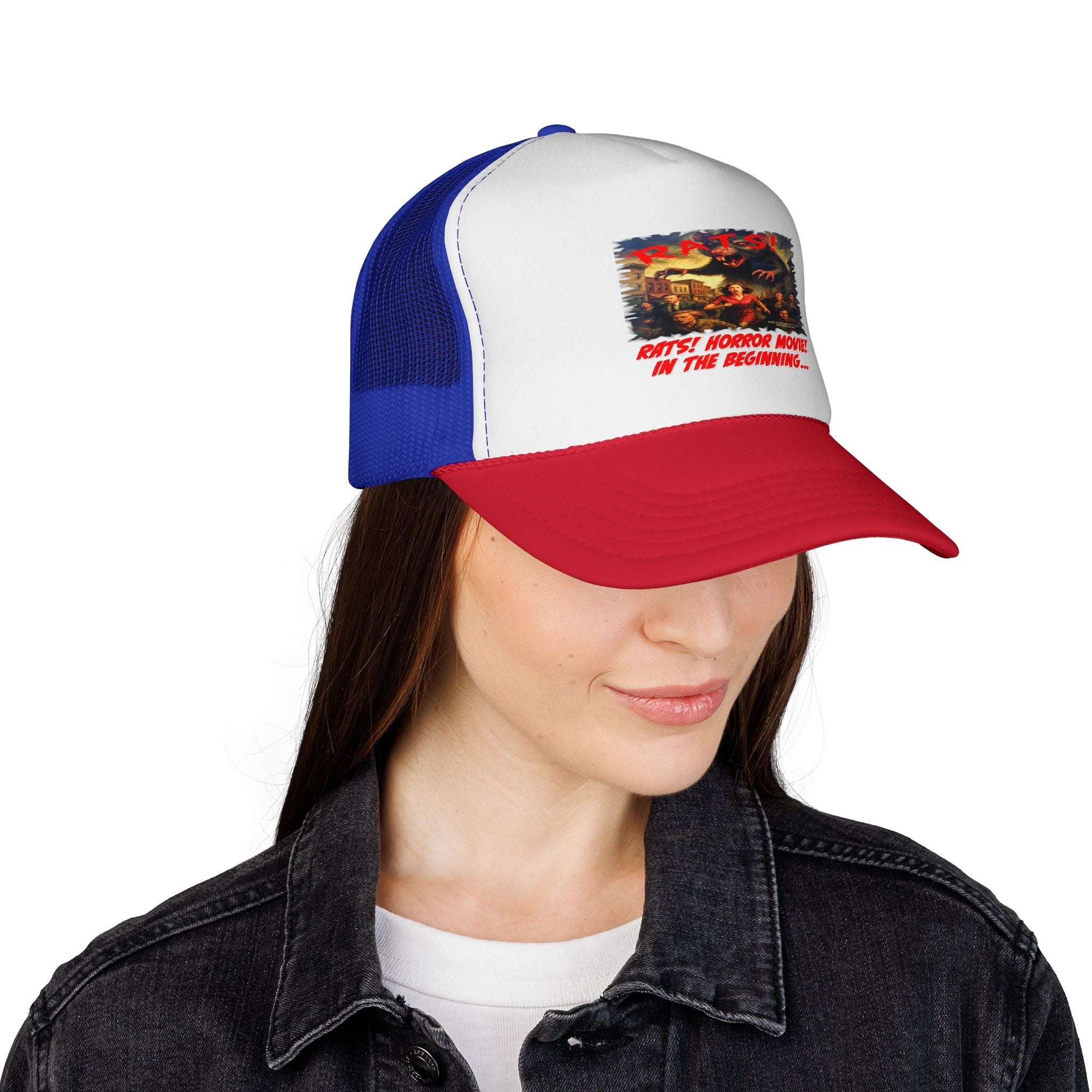 RHT: "RATS!" - Movie Title Logo - Trucker Cap