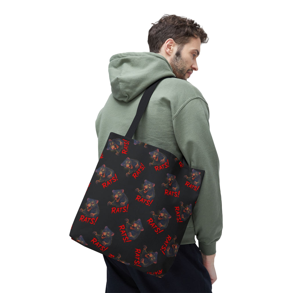 RTB: "RAT" (Multi) - Tote Bag - Black