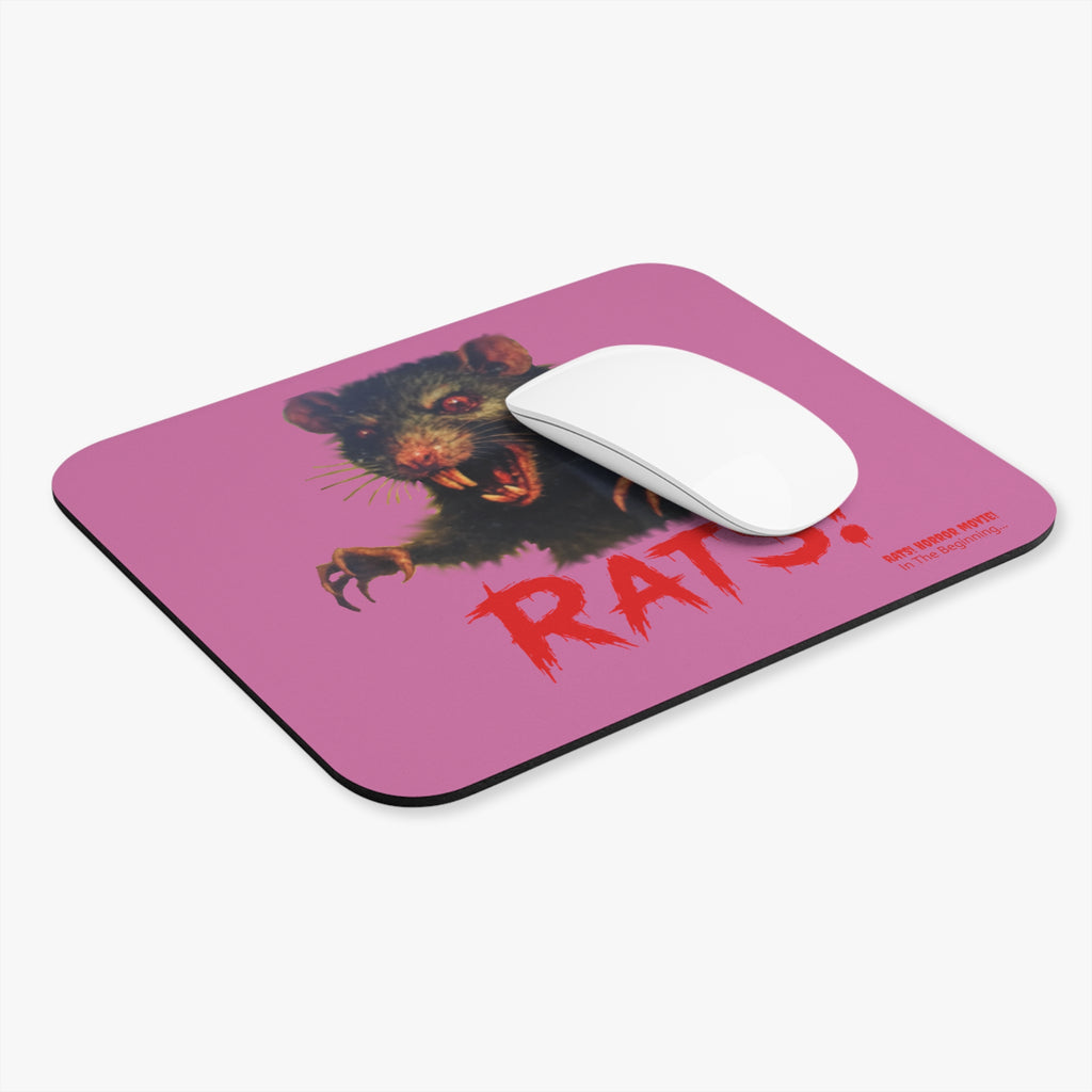RHO: "RAT!" - Mouse Pad - Pink