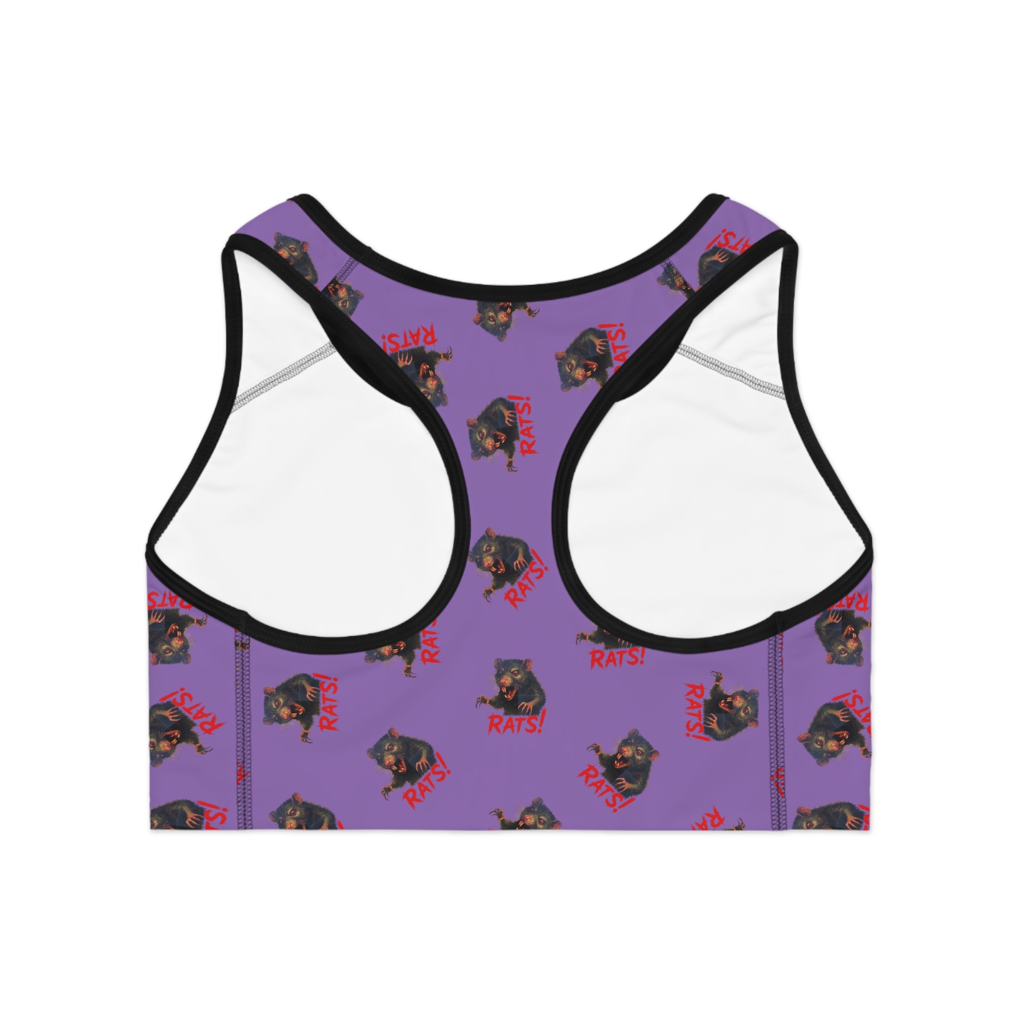RAW: "RAT" (Multi) - Women's Sports Bra - Lavender