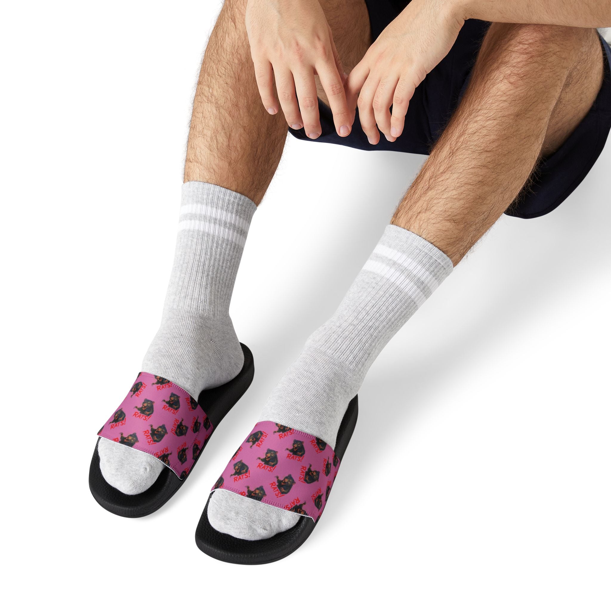 RFW: "RAT" (Multi) - Men's Removable-Strap Sandals (Pink)