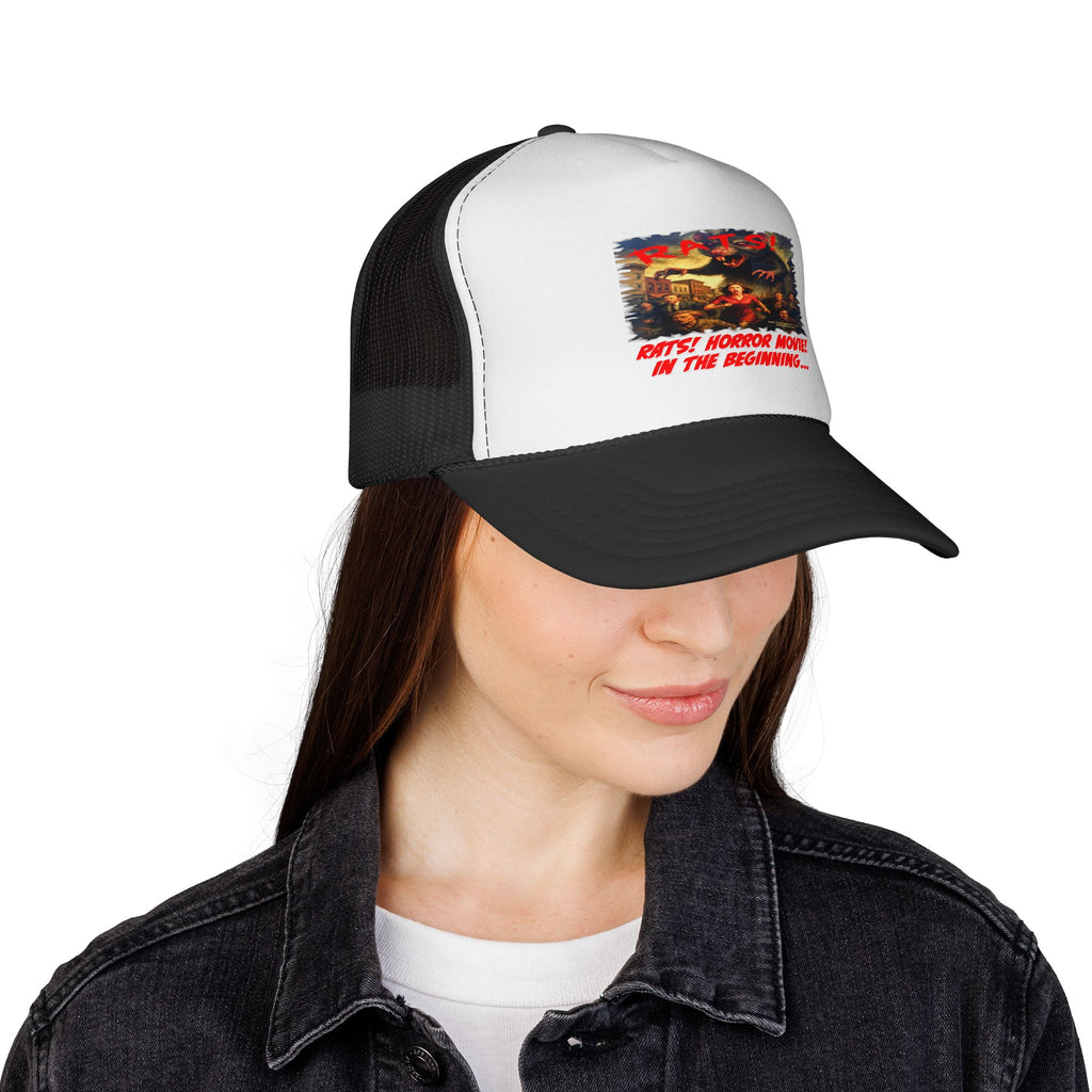 RHT: "RATS!" - Movie Title Logo - Trucker Cap