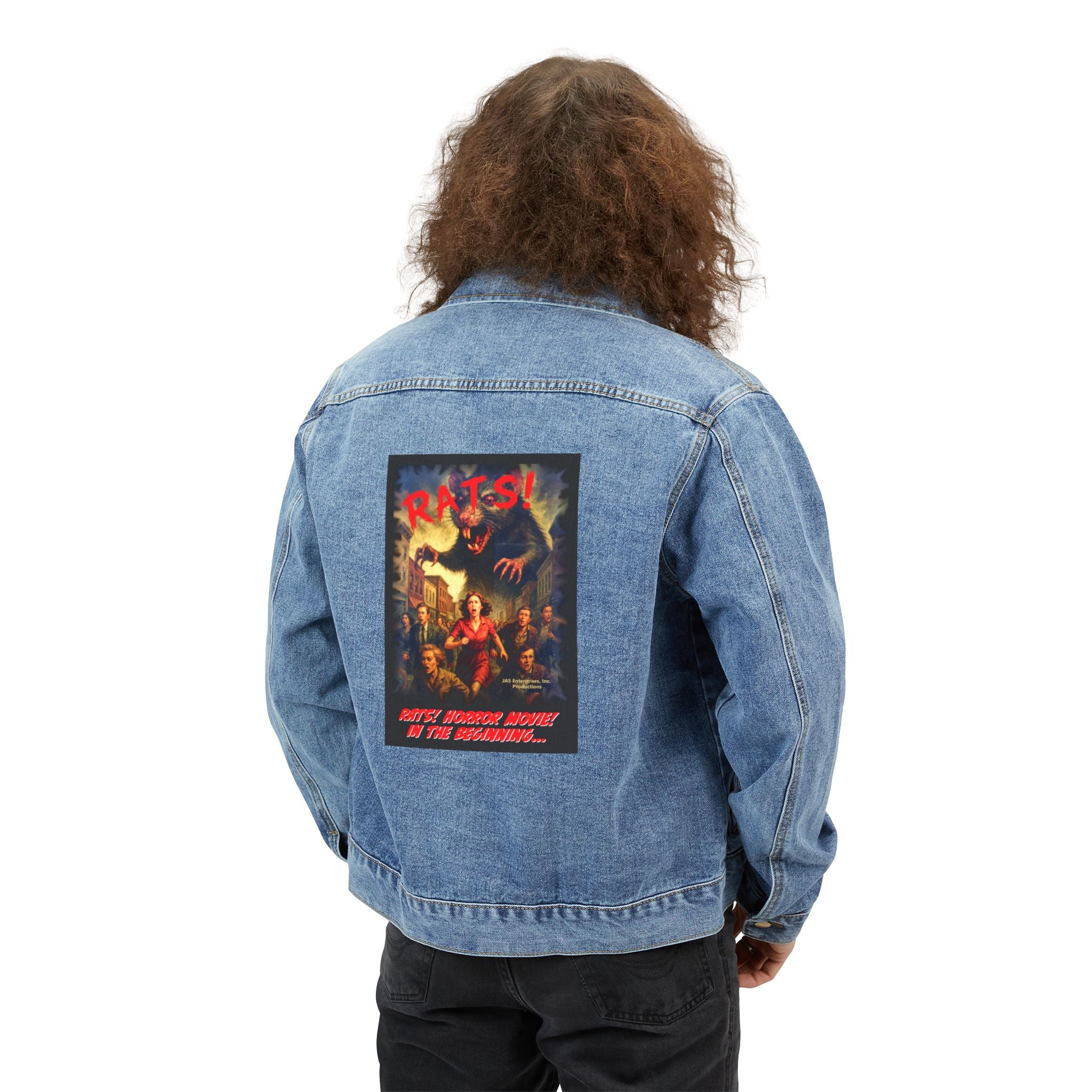 RJK: "RATS!" Movie Title Logo - Vintage Denim Jacket