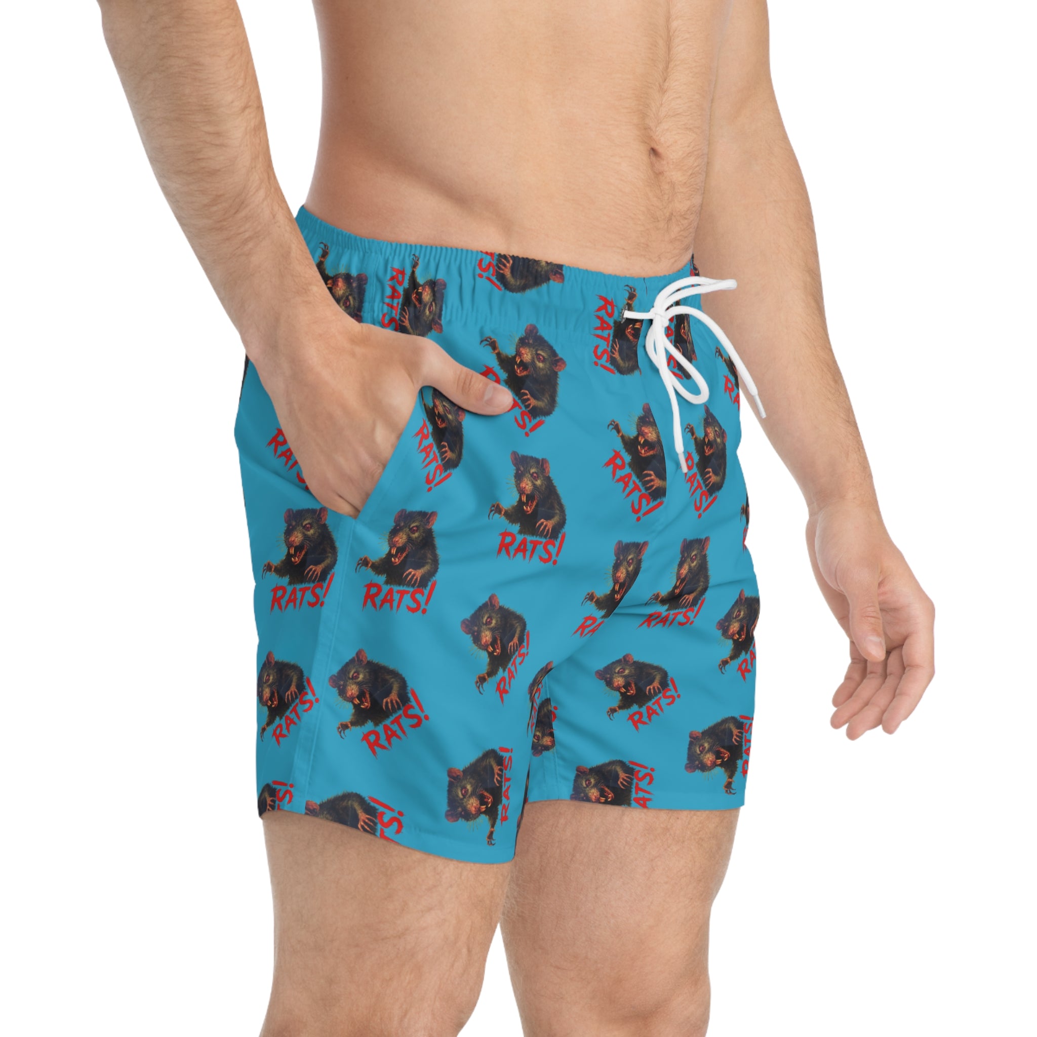 RSW: "RAT" (Multi) - Swim Trunks - Turquoise