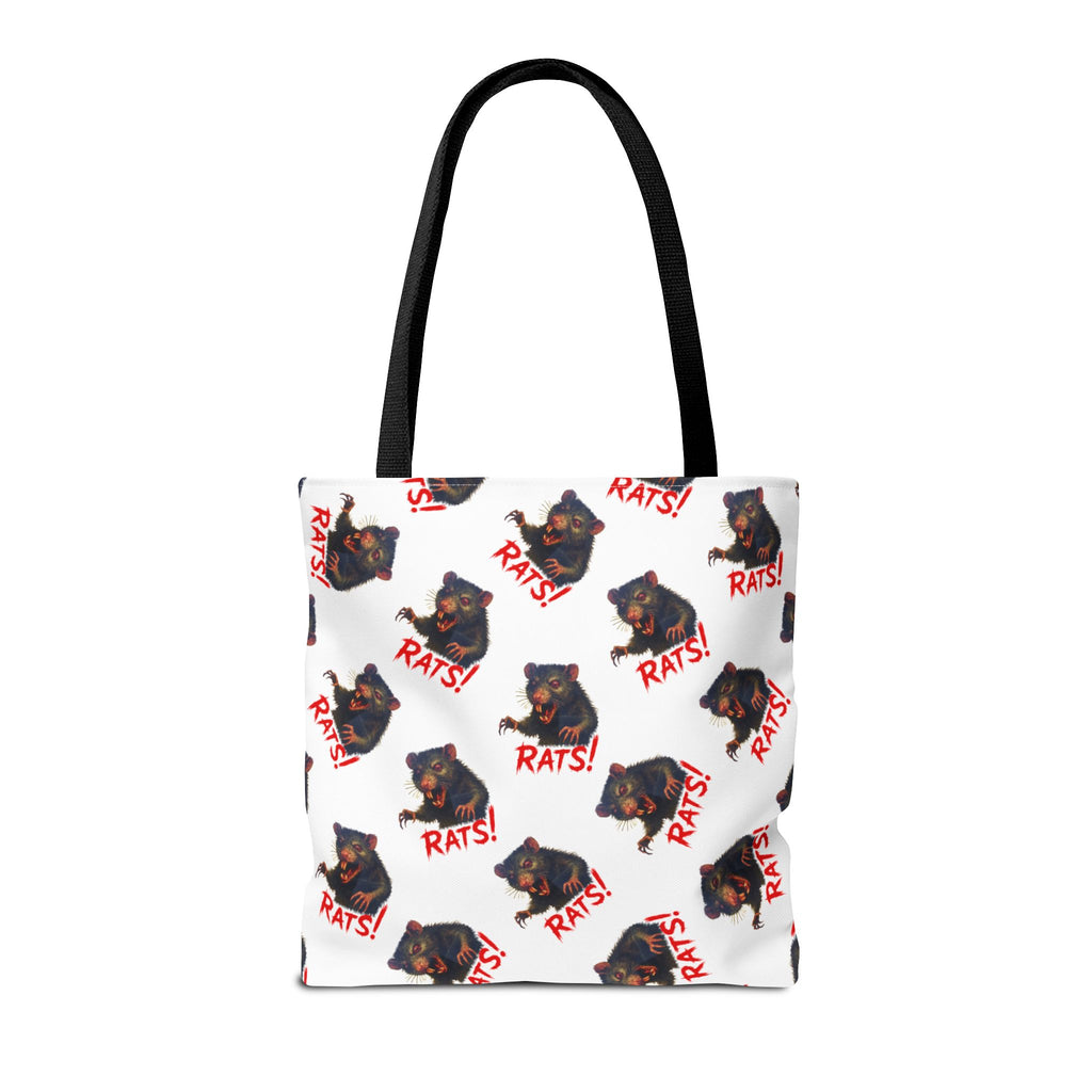 RTB: "RAT" (Multi) - Tote Bag - White
