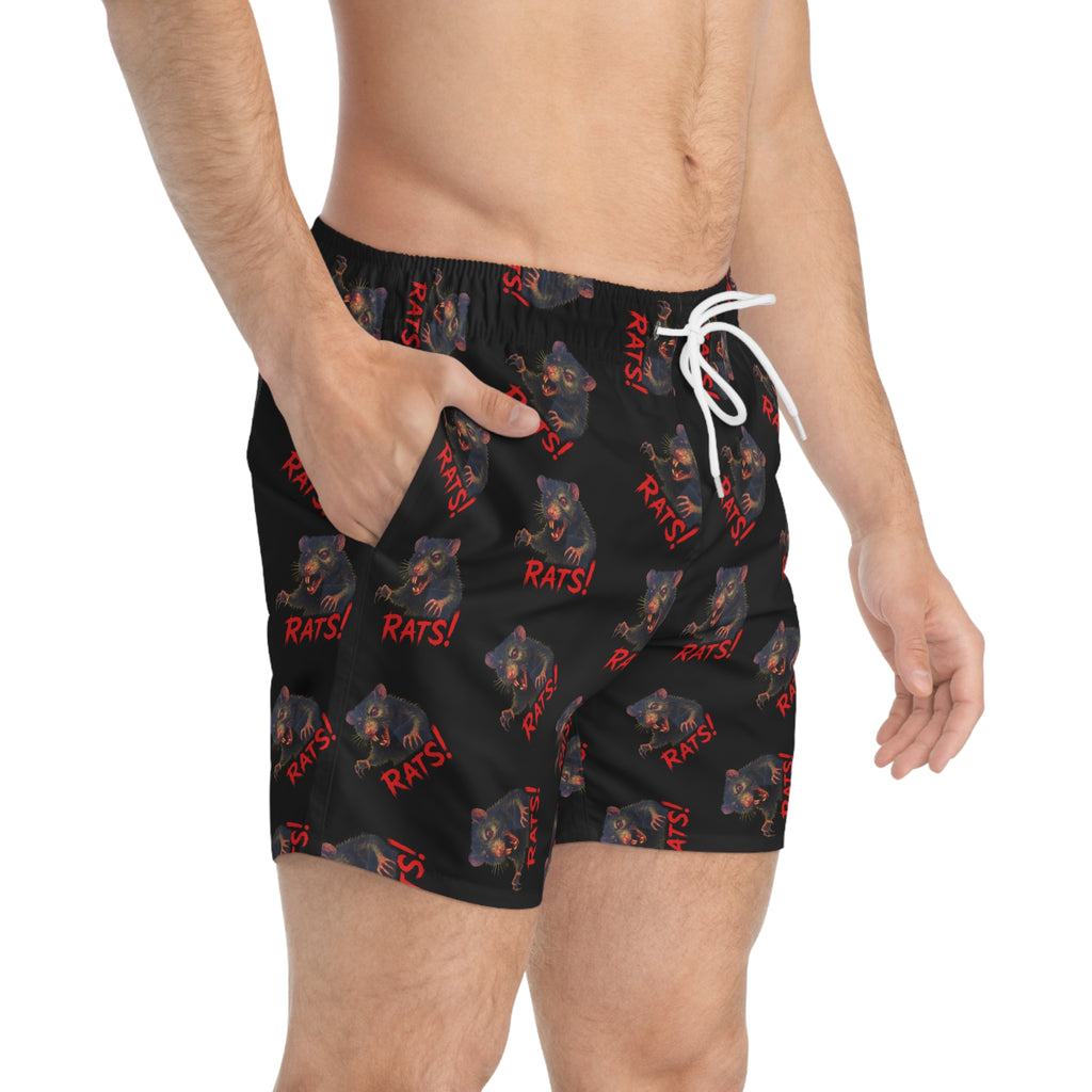 RSW: "RAT" (Multi) - Swim Trunks - Black