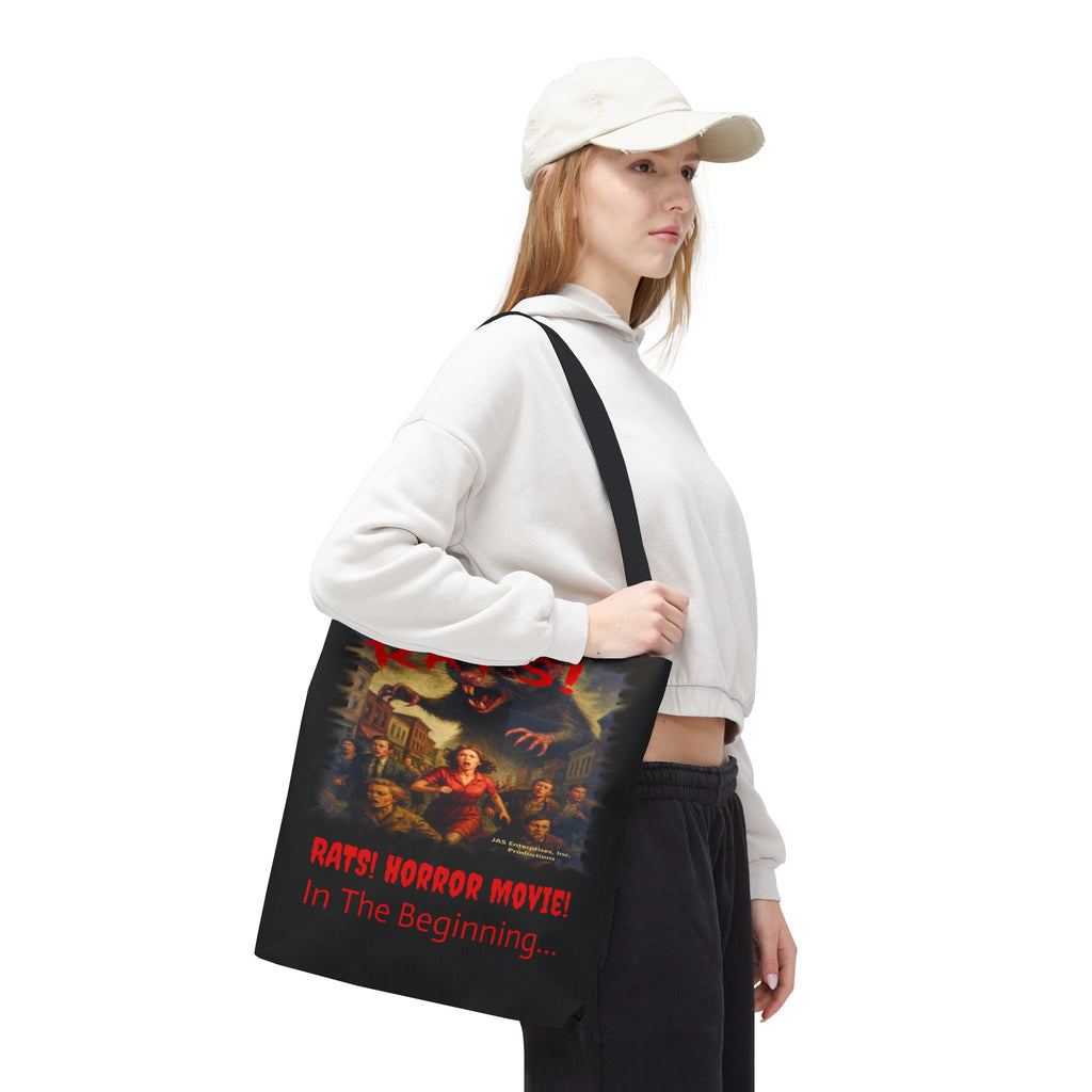 RTB: "RATS!" Logo - Tote Bag - Black