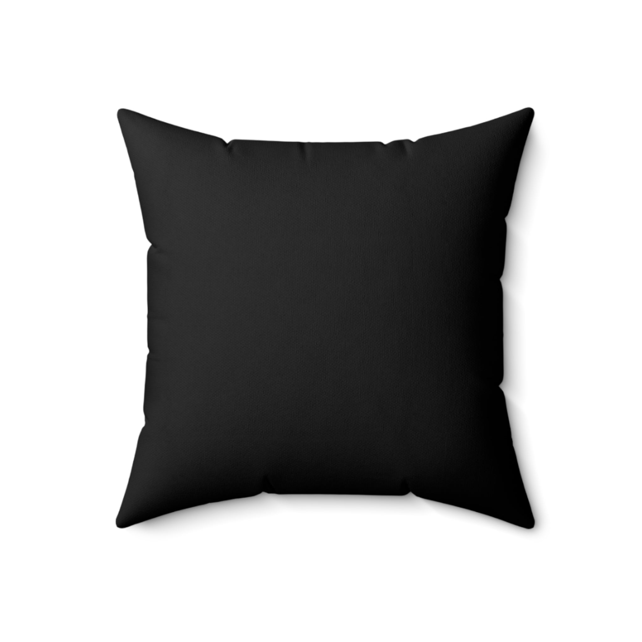 RPW: "RATS!" Logo - Polyester Throw Pillow (Black)