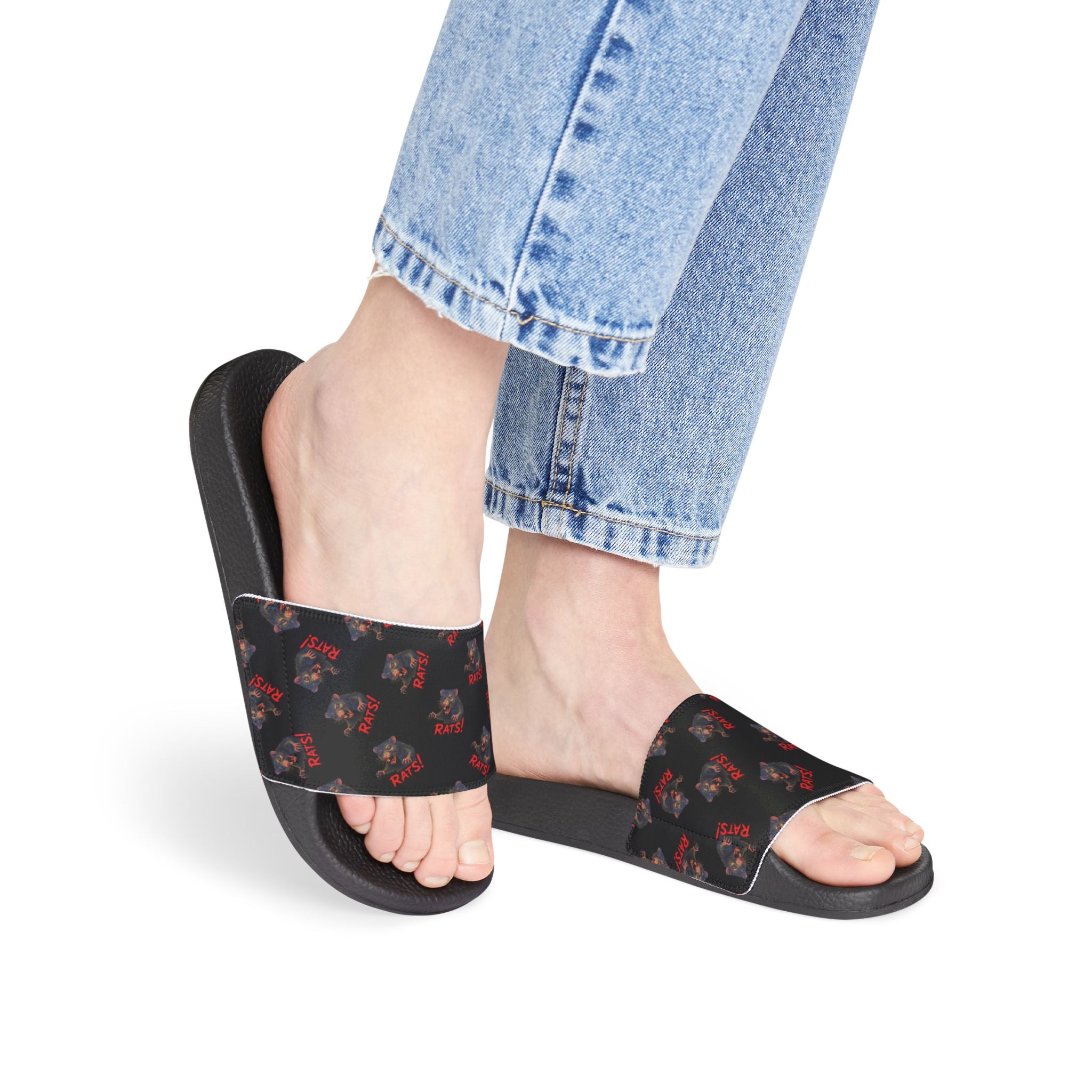 RFW: "RAT" (Multi) - Women's Removable-Strap Sandals (Black)
