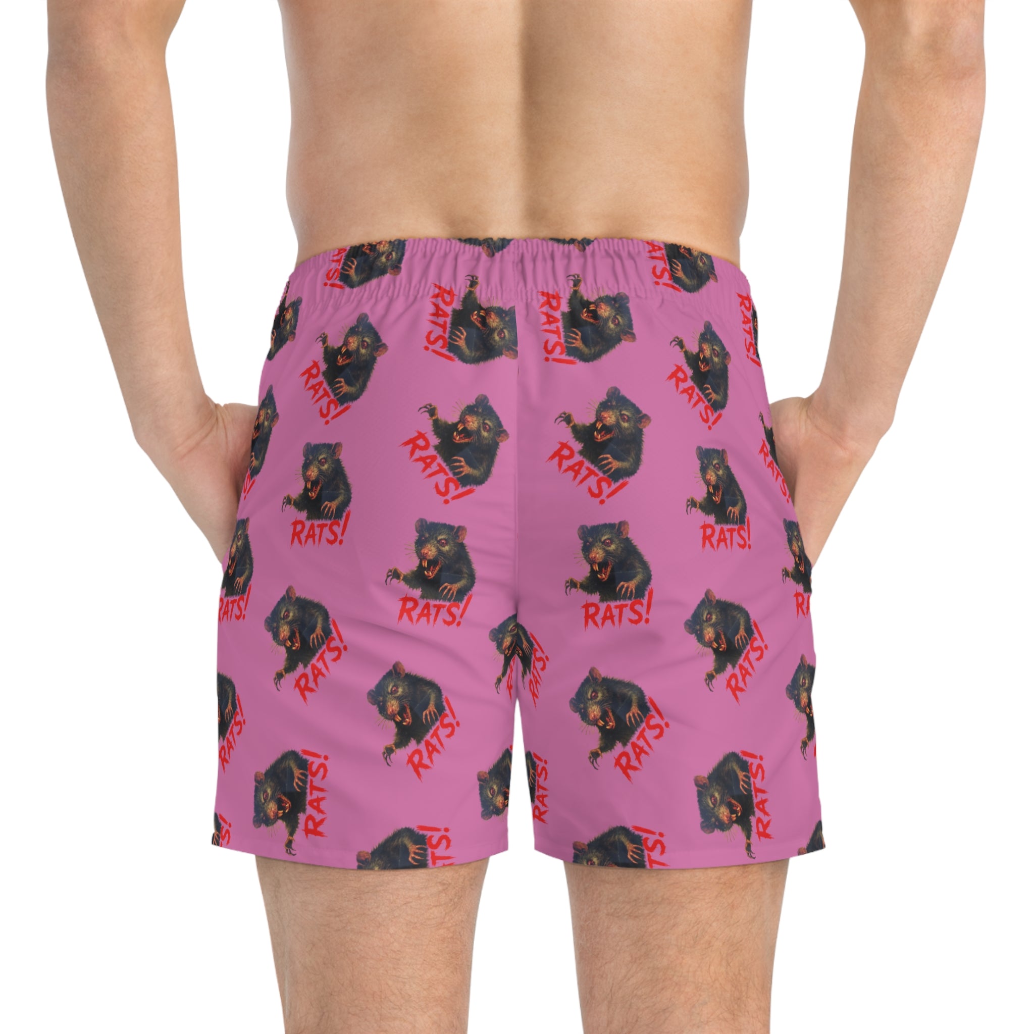RSW: "RAT" (Multi) - Swim Trunks - Pink