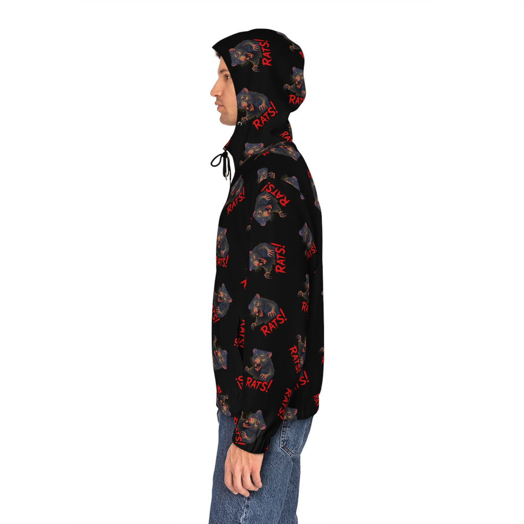 RHD: "RAT" (Multi) - Men's Full-Zip Hoodie - Black