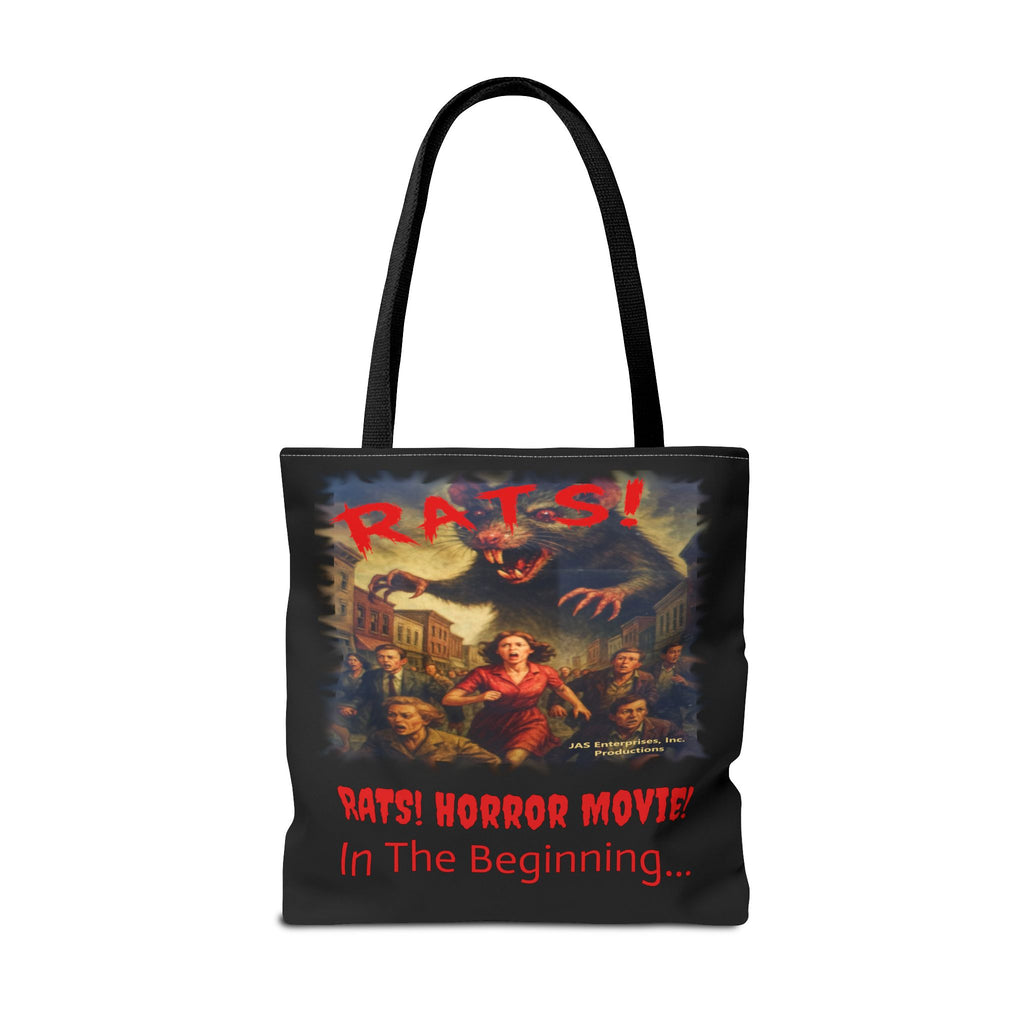 RTB: "RATS!" Logo - Tote Bag - Black