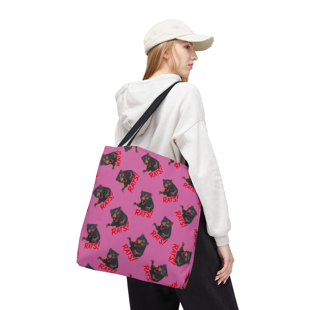 RTB: "RAT" (Multi) - Tote Bag - Pink