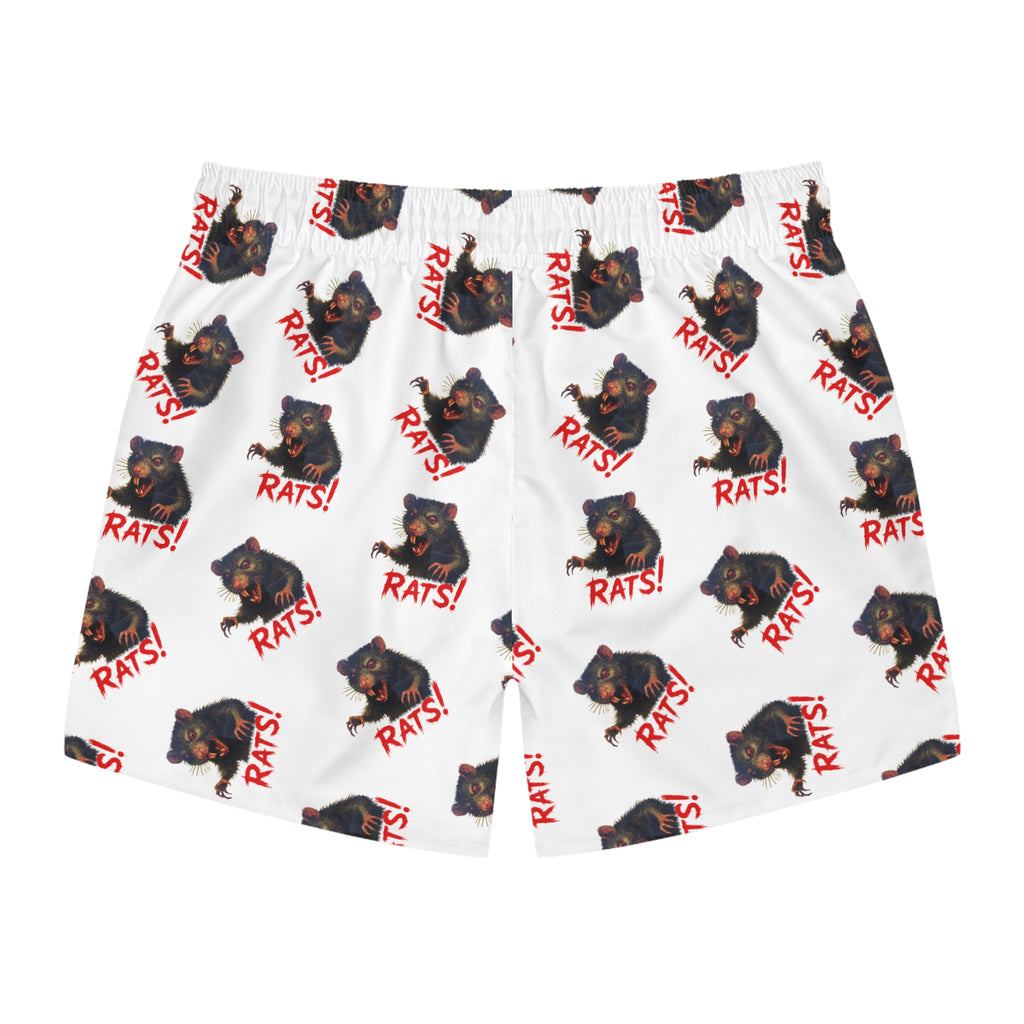 RSW: "RAT" (Multi) - Swim Trunks - White