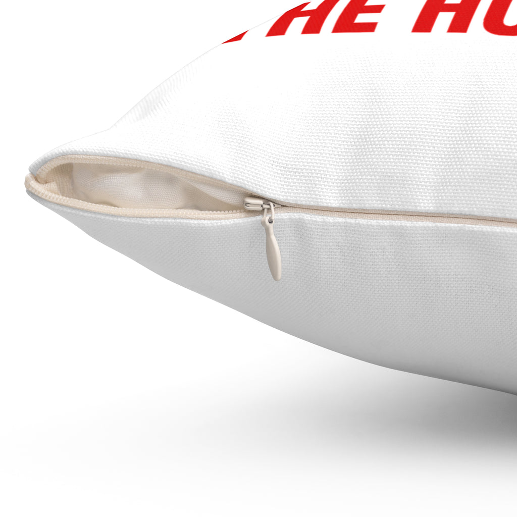 RPW: "Fear the Rats! Embrace the Horror!" - Polyester Throw Pillow (White)