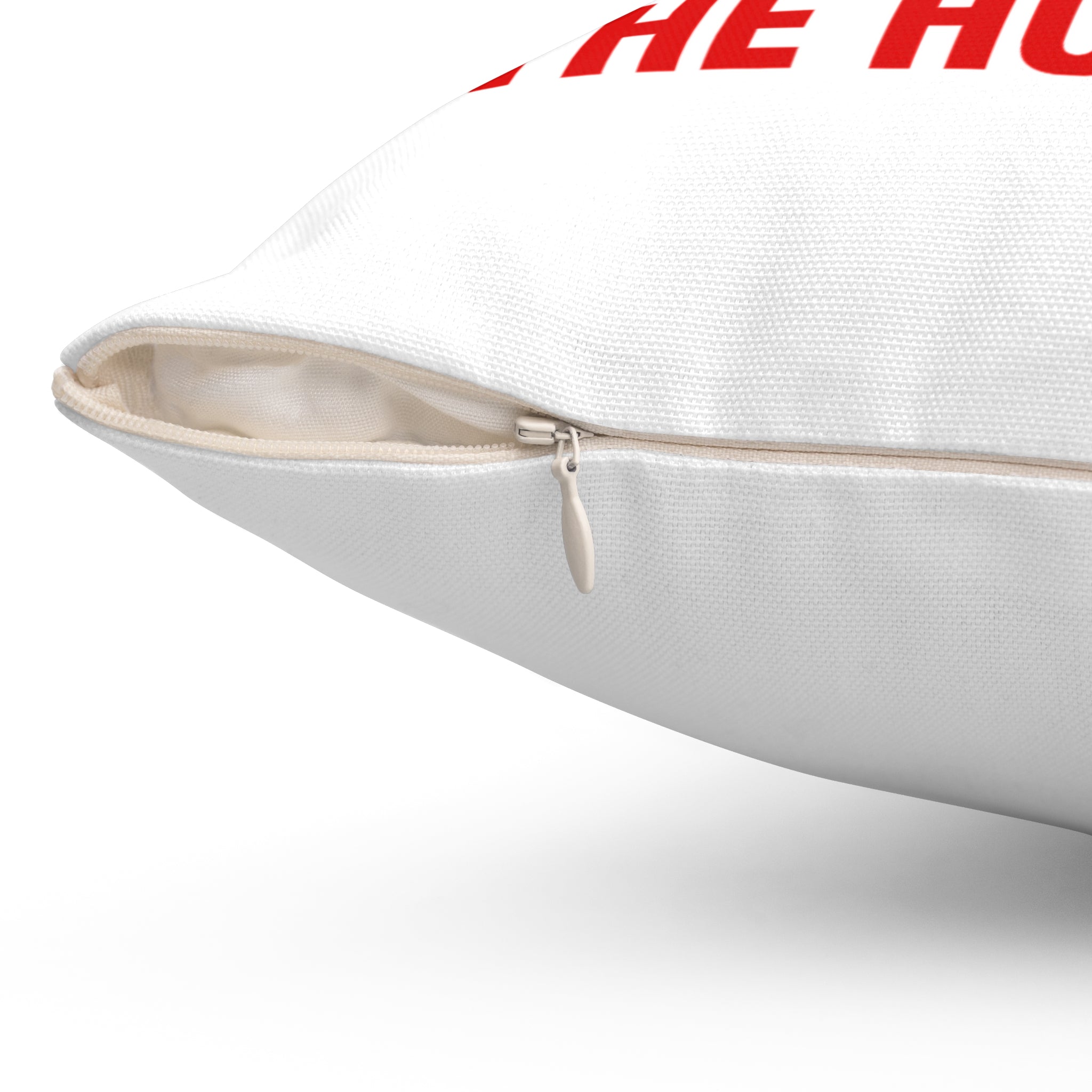 RPW: "Fear the Rats! Embrace the Horror!" - Polyester Throw Pillow (White)