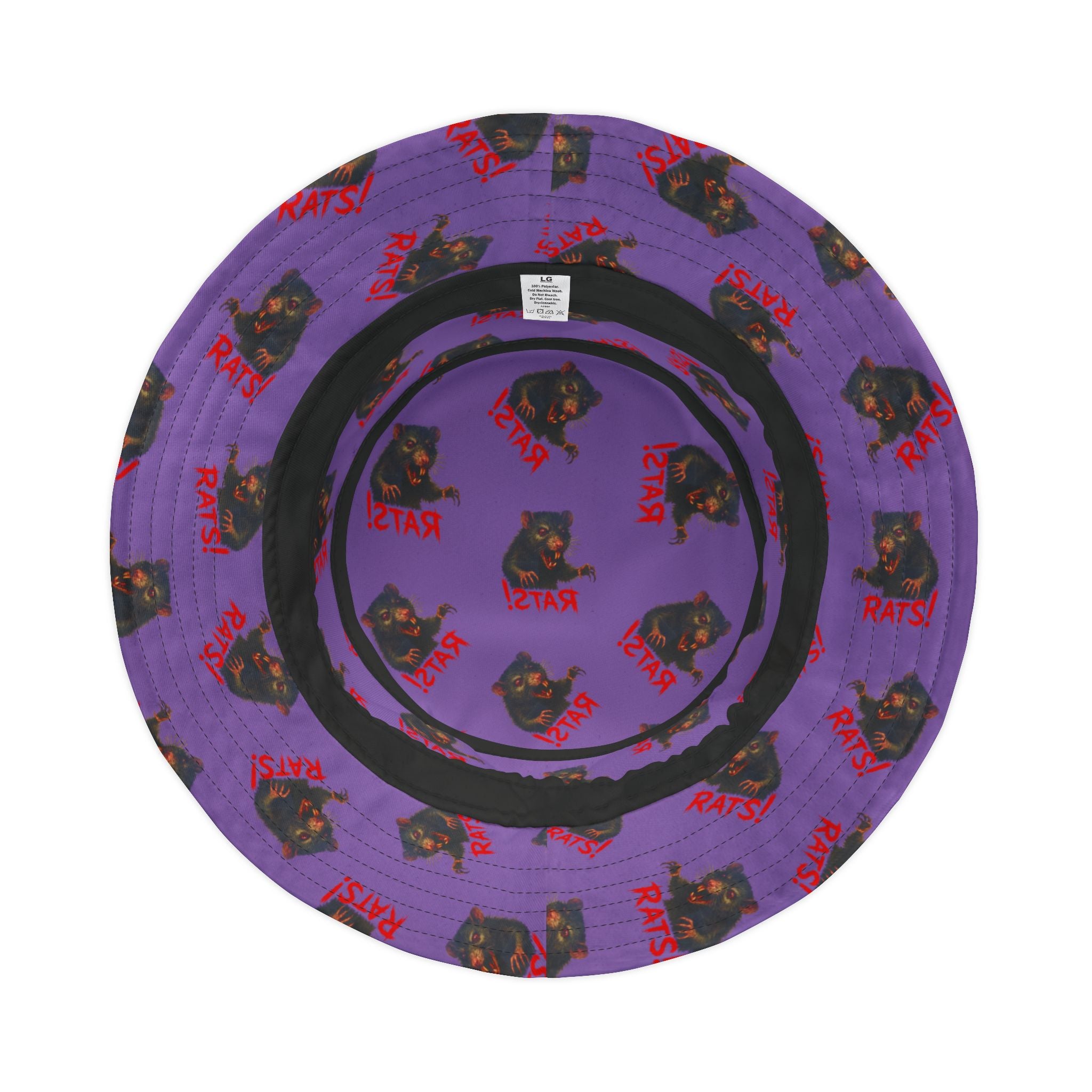 RHT: "RAT" (Multi) - Bucket Hat - Lavender