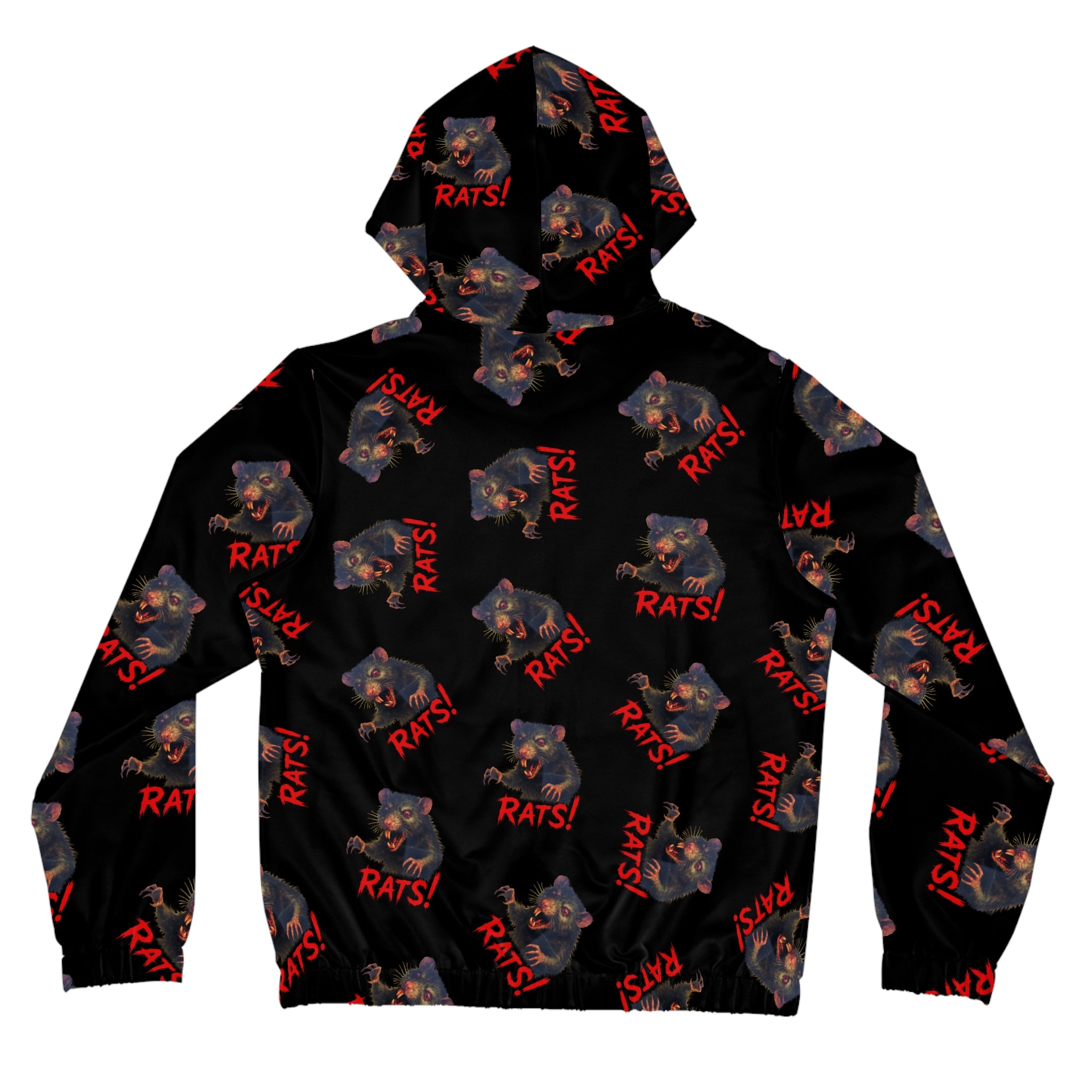 RHD: "RAT" (Multi) - Movie Title Logo - Women’s Full-Zip Hoodie - Black