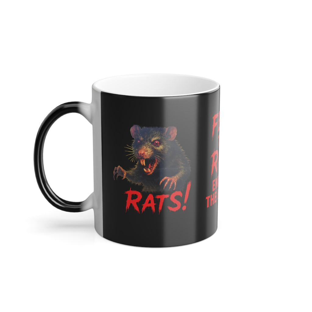 RMG: "Fear the Rats! Embrace the Horror!/RAT" - Color Morphing Mug - 11oz