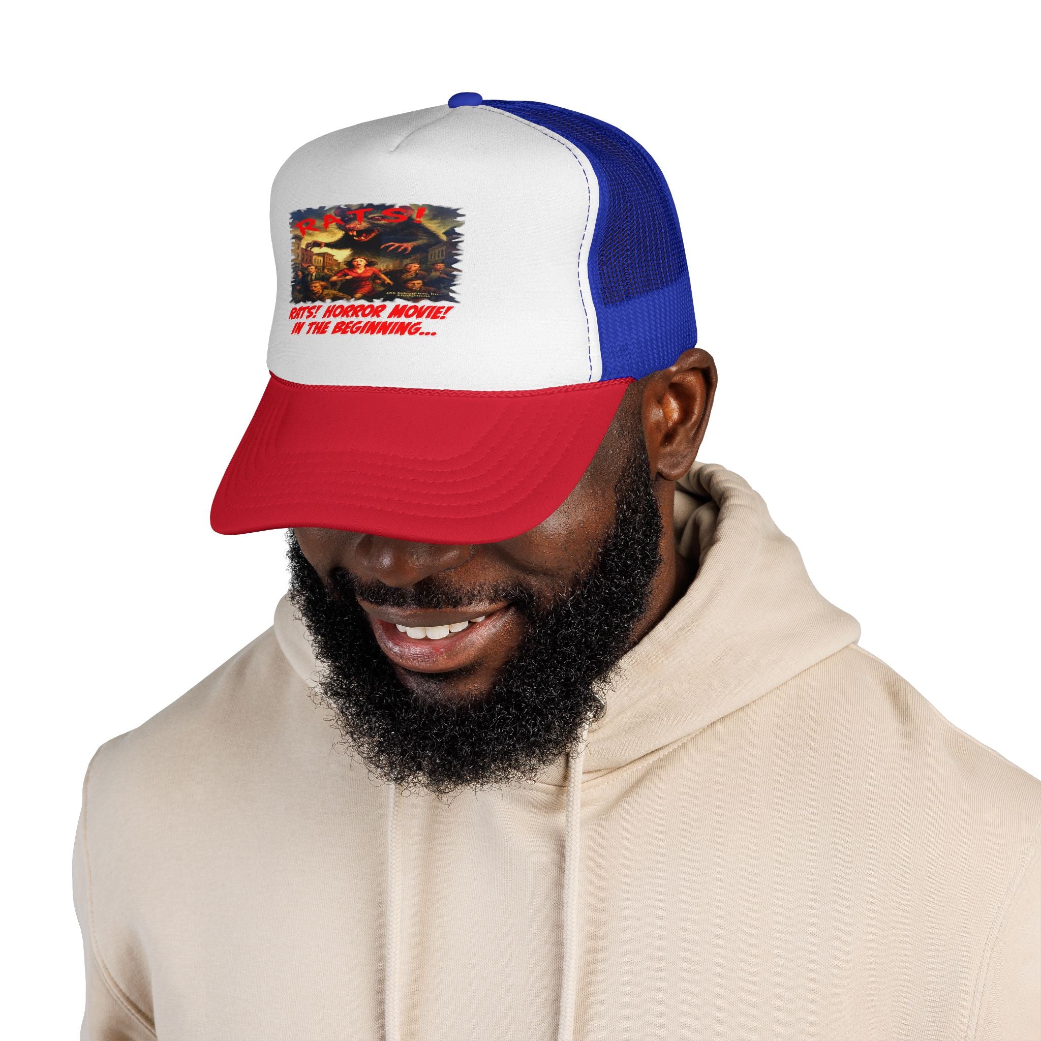 RHT: "RATS!" - Movie Title Logo - Trucker Cap