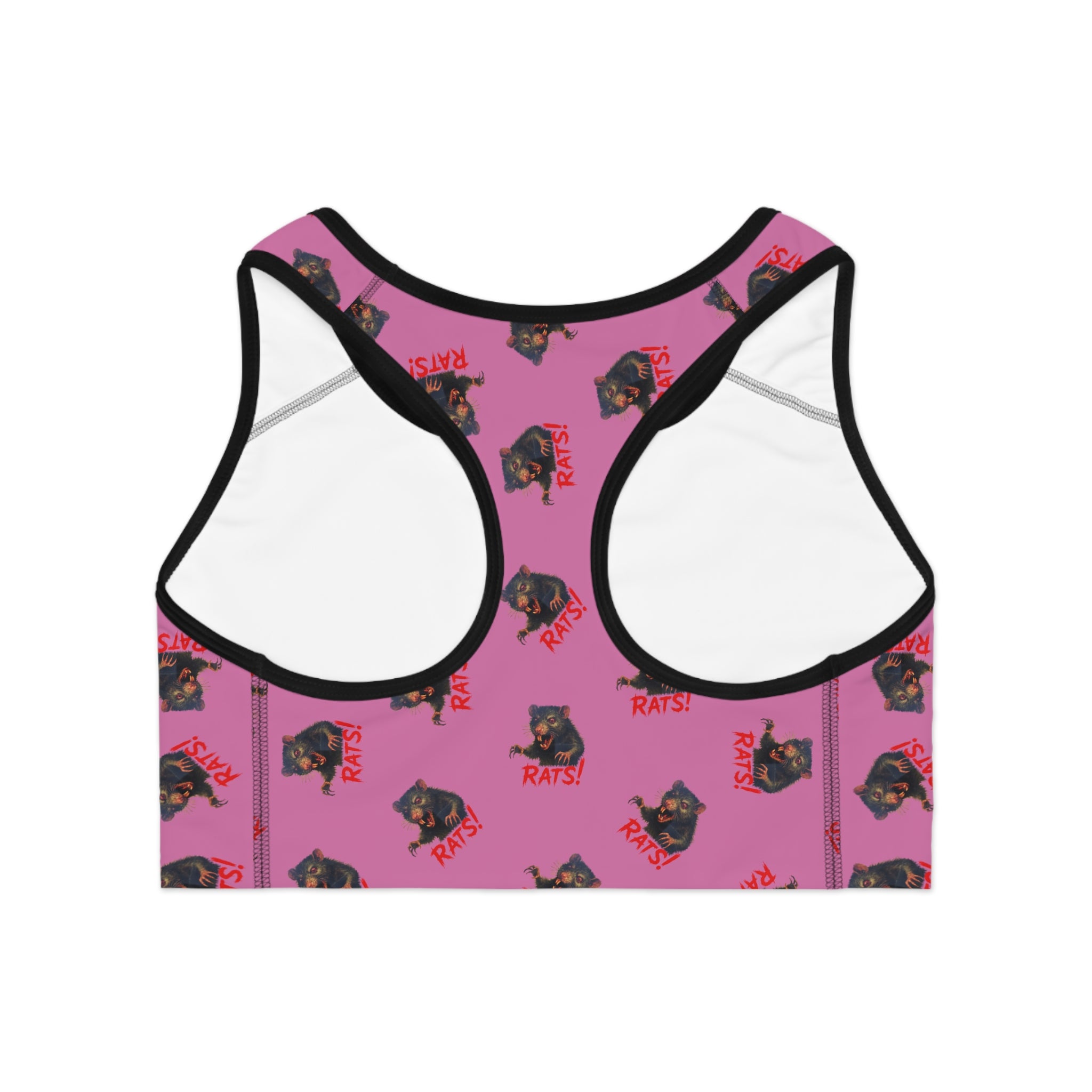 RAW: "RAT" (Multi) - Women's Sports Bra - Pink