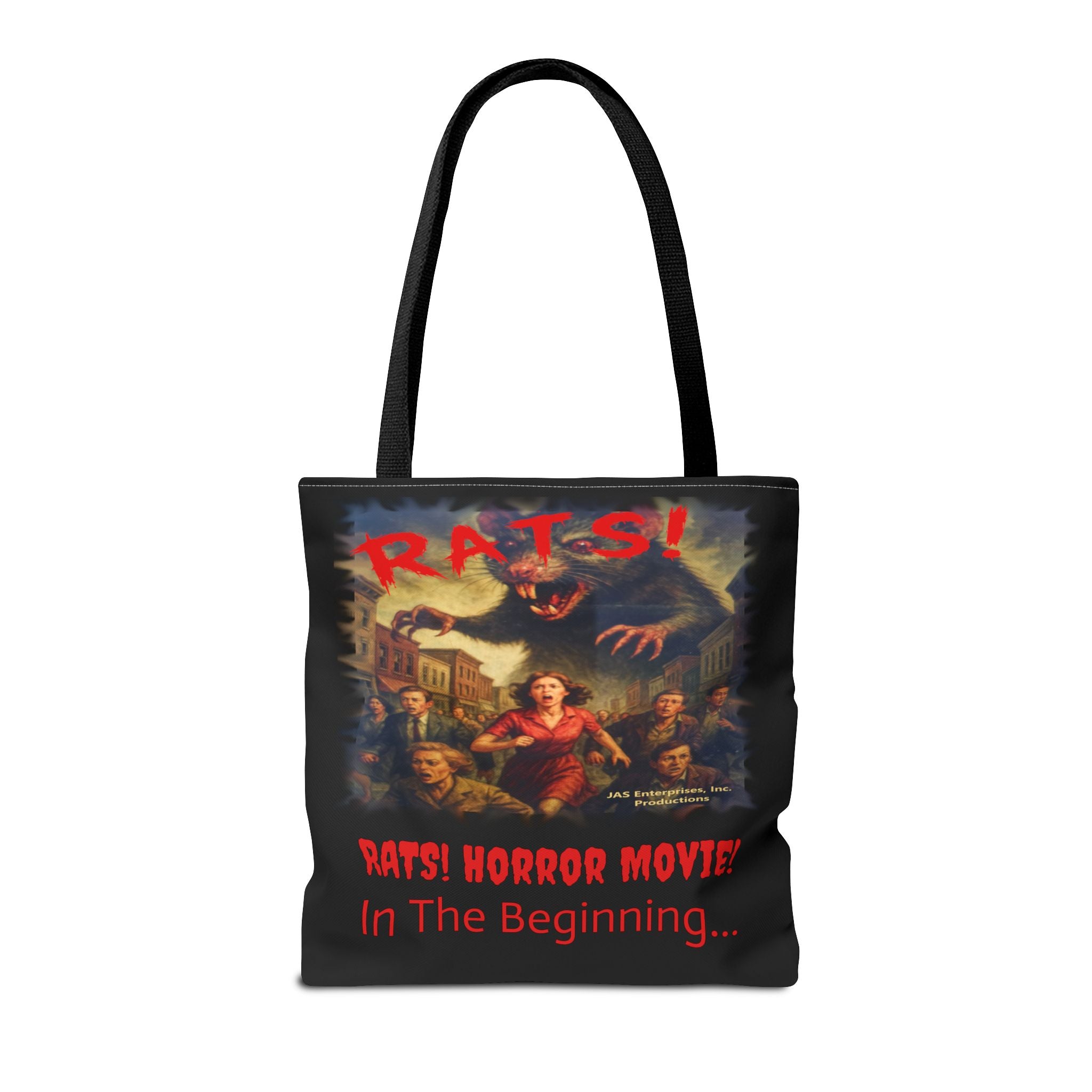 RTB: "RATS!" Logo - Tote Bag - Black