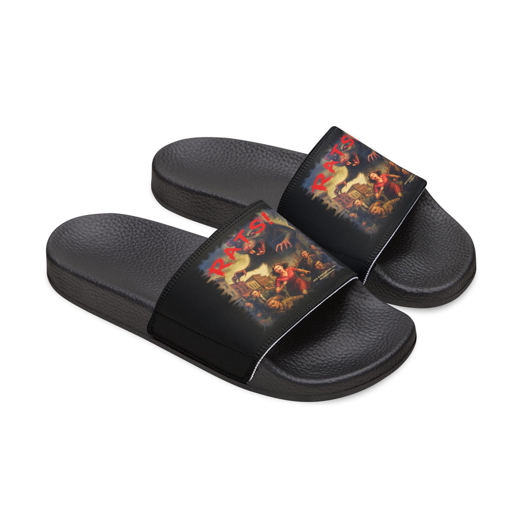 RFW: "RATS!" Logo - Women's Removable-Strap Sandals (Black)