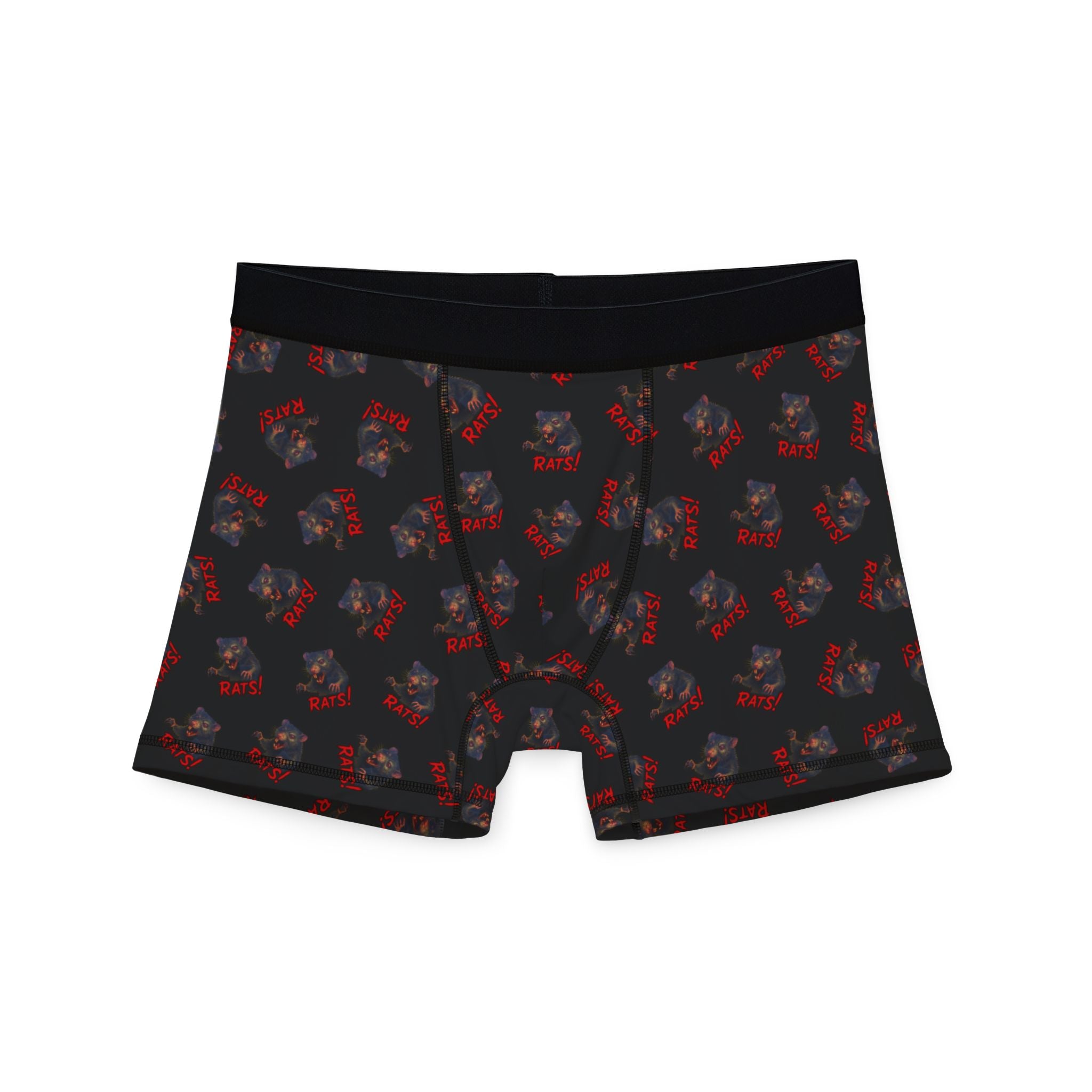 RUG: "RAT" (Multi) - Men's Boxer Briefs - Black