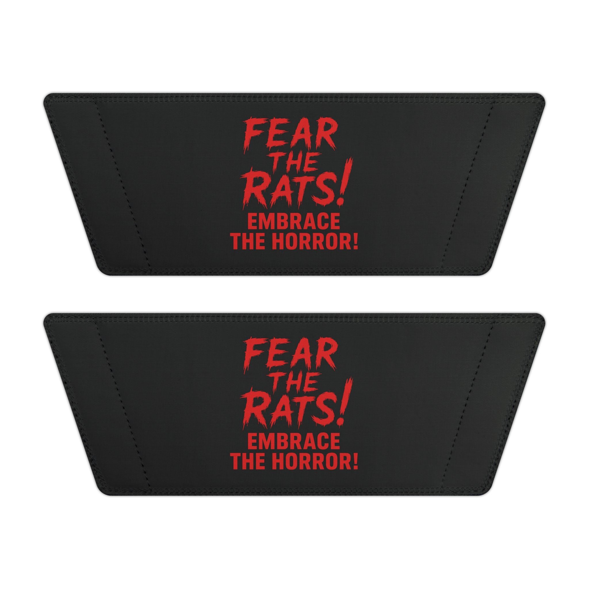 RFW: "Fear the Rats! Embrace the Horror!" - Men's Removable-Strap Sandals (Black)