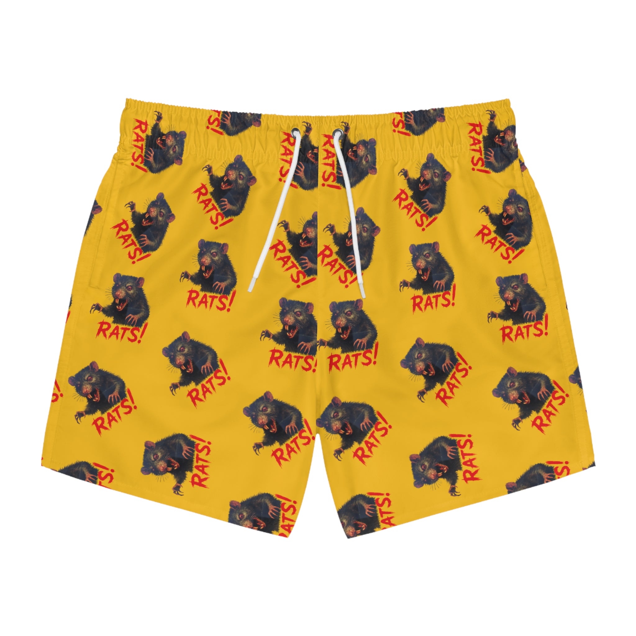 RSW: "RAT" (Multi) - Swim Trunks - Yellow