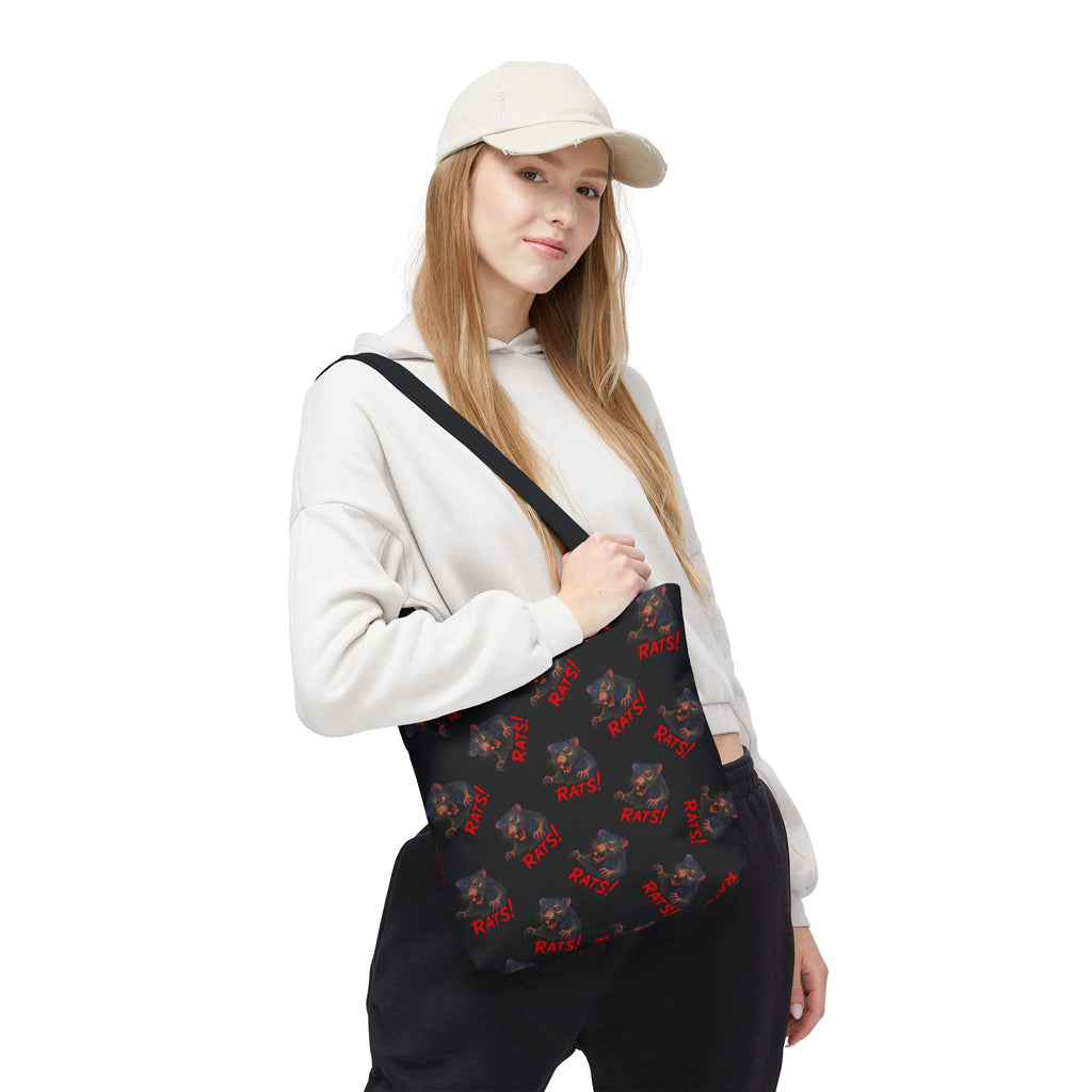 RTB: "RAT" (Multi) - Tote Bag - Black