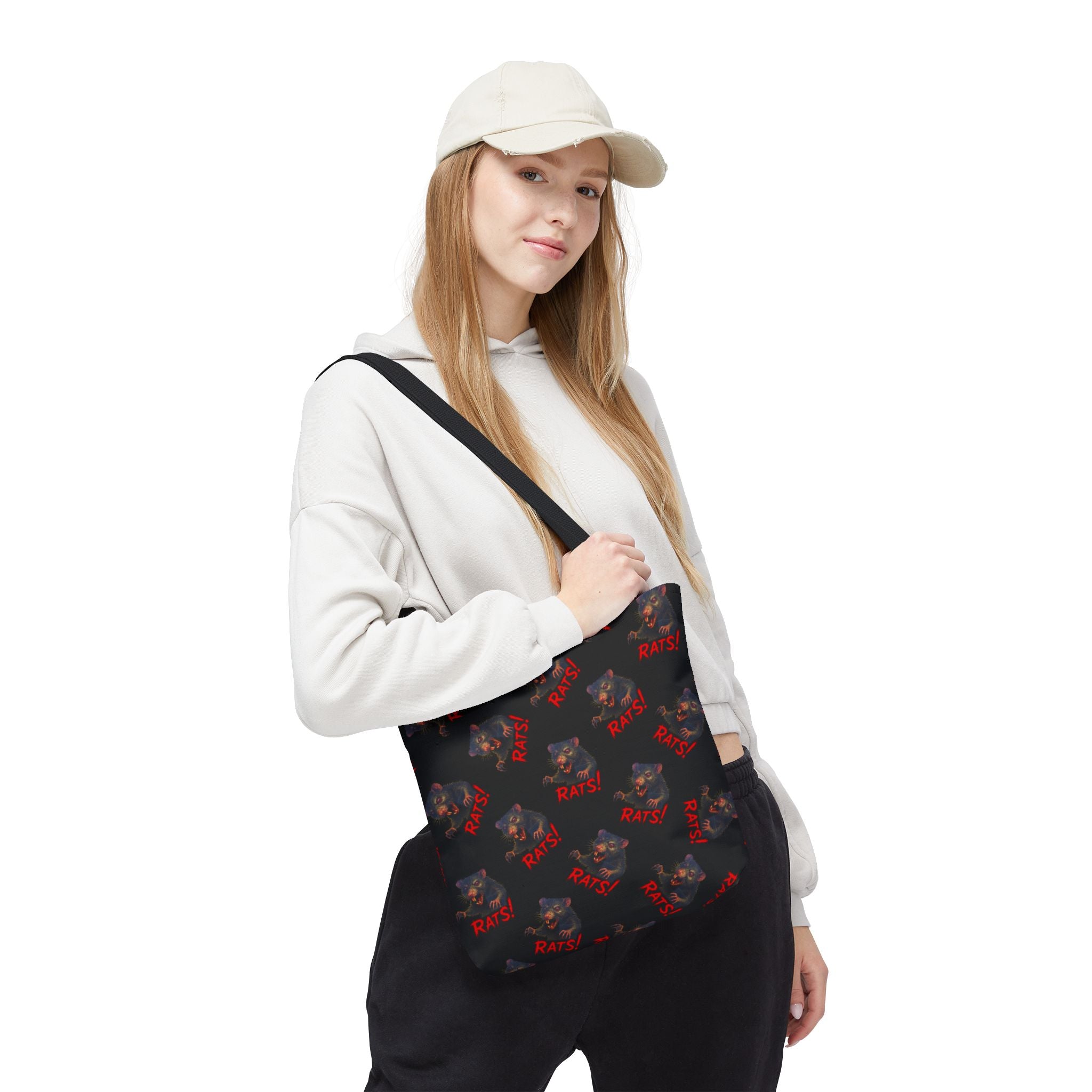 RTB: "RAT" (Multi) - Tote Bag - Black