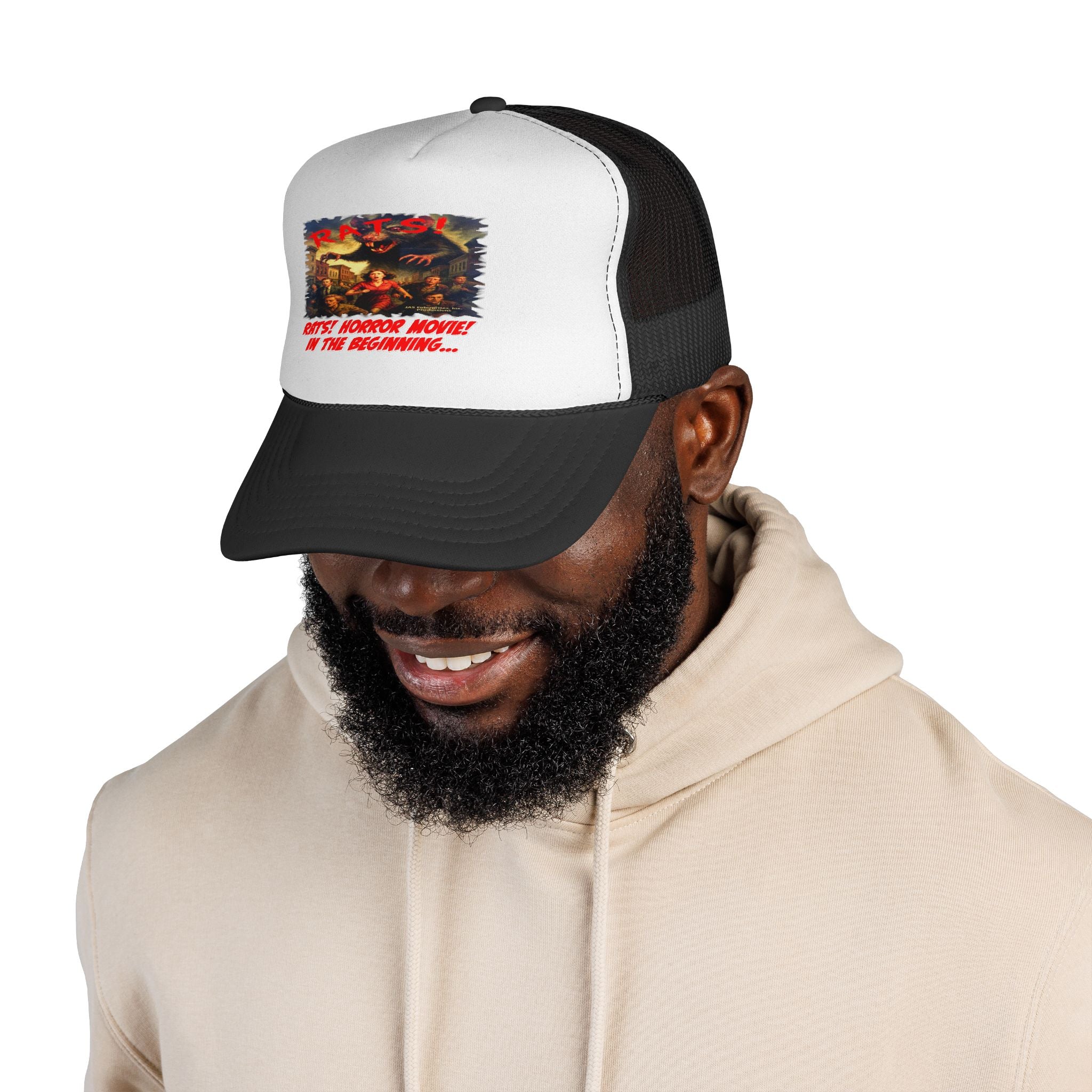 RHT: "RATS!" - Movie Title Logo - Trucker Cap