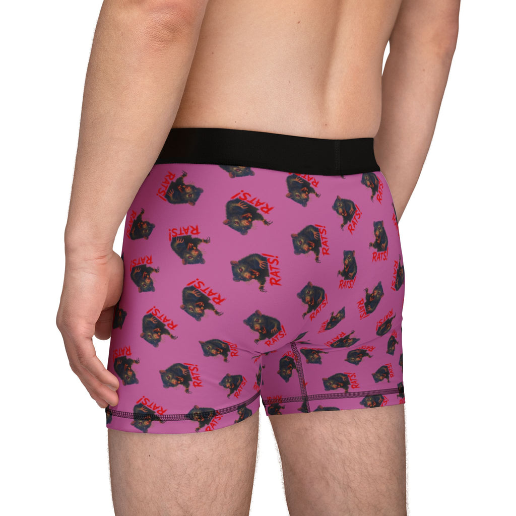 RUG: "RAT" (Multi) - Men's Boxer Briefs - Pink