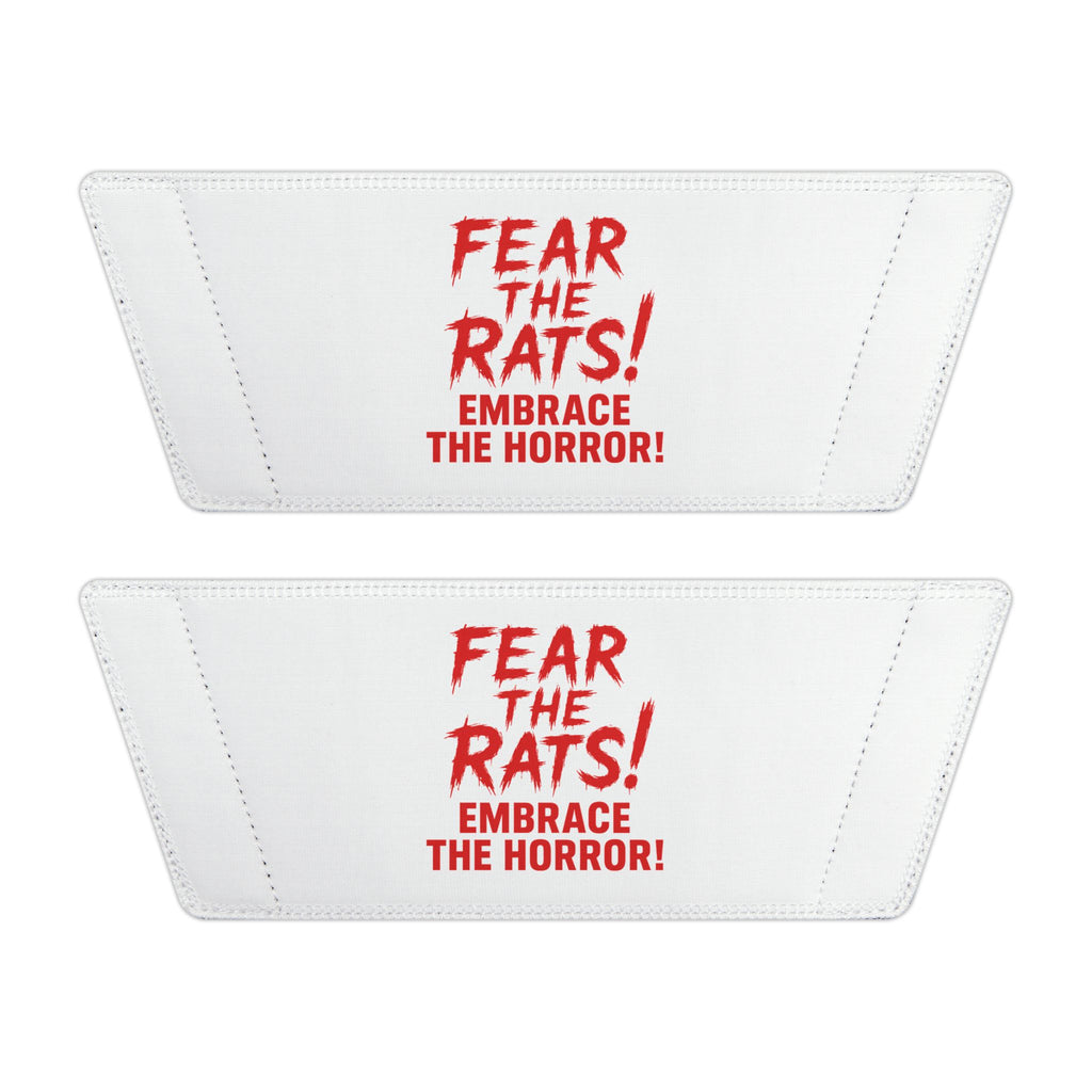 RFW: "Fear the Rats! Embrace the Horror!" - Women's Removable-Strap Sandals (White)