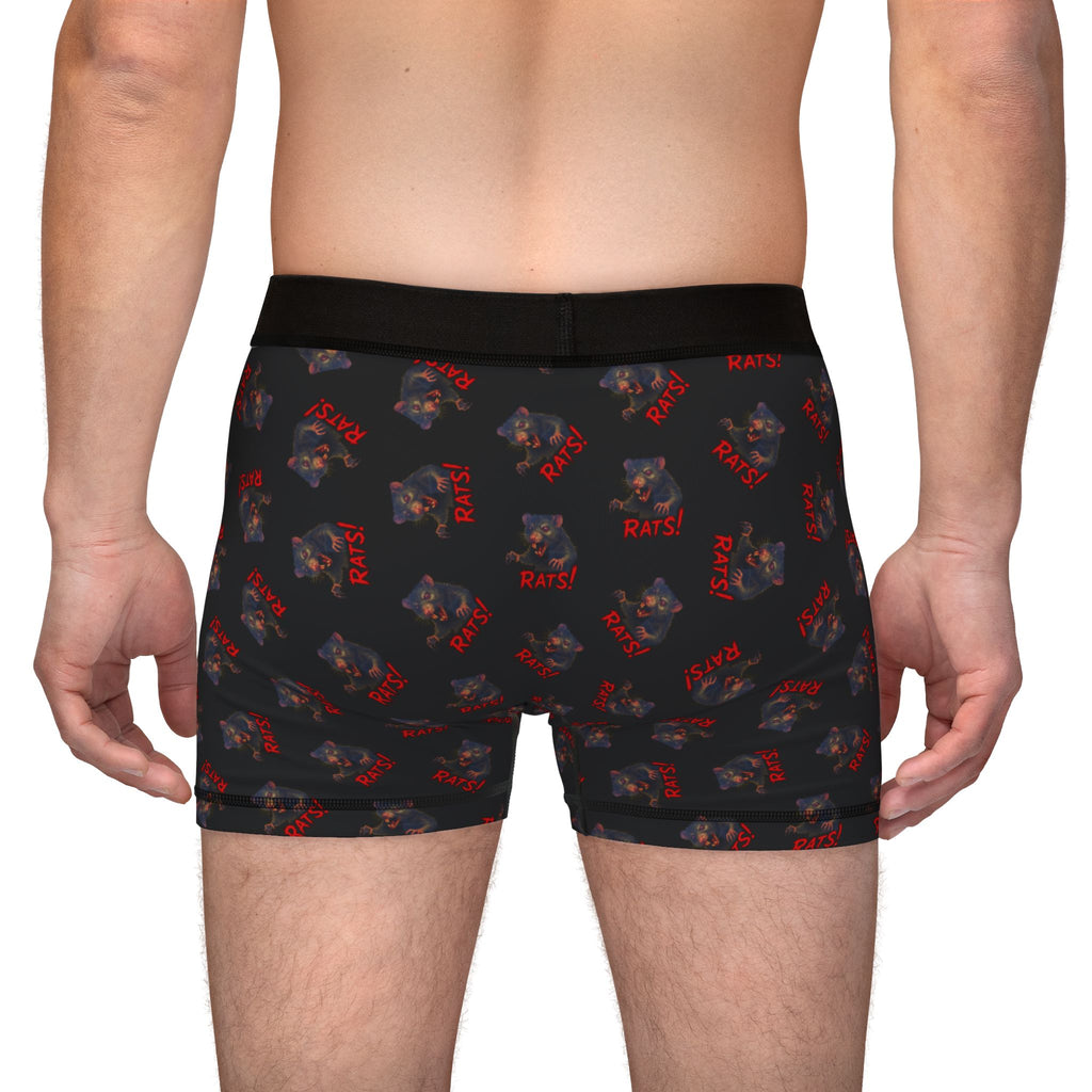 RUG: "RAT" (Multi) - Men's Boxer Briefs - Black