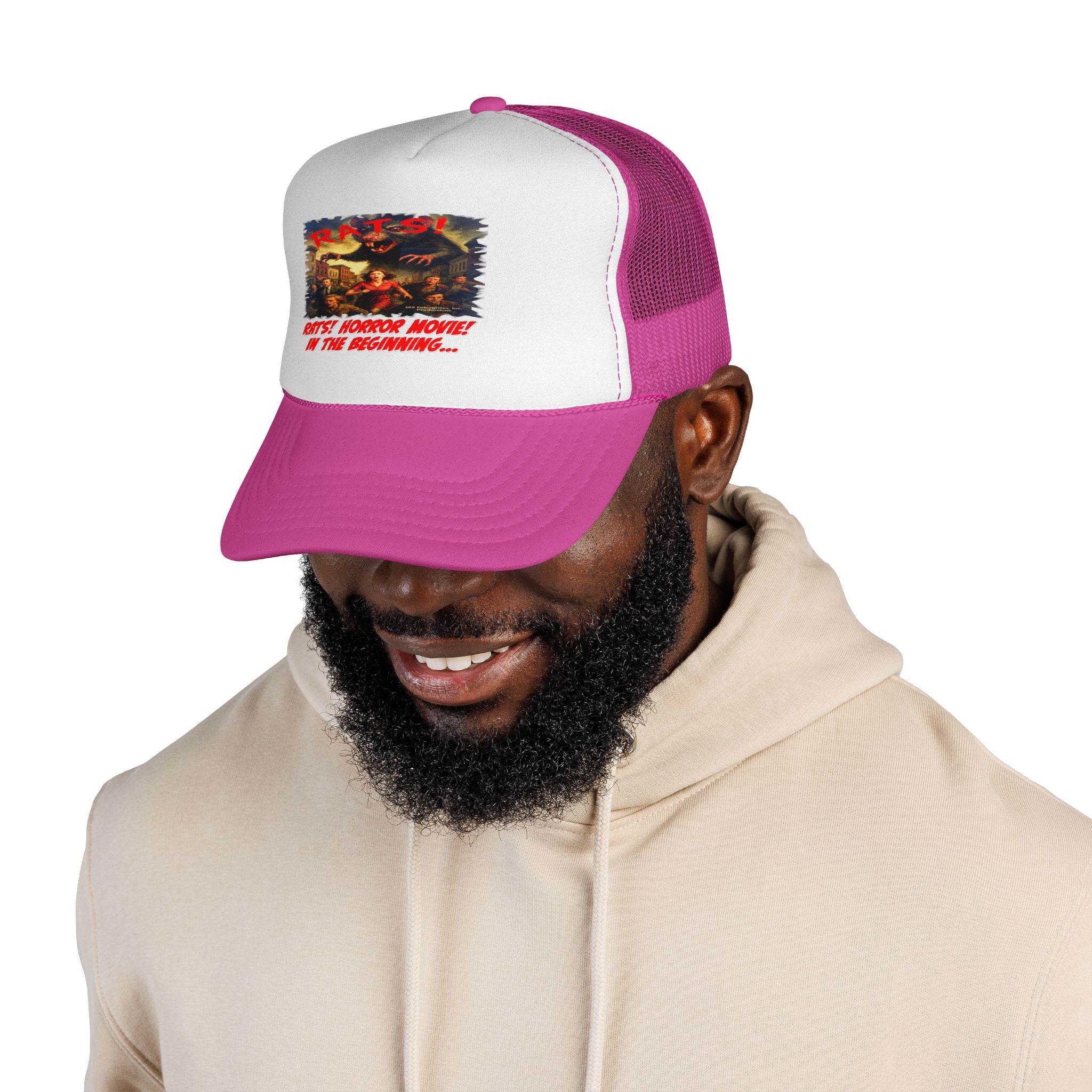 RHT: "RATS!" - Movie Title Logo - Trucker Cap