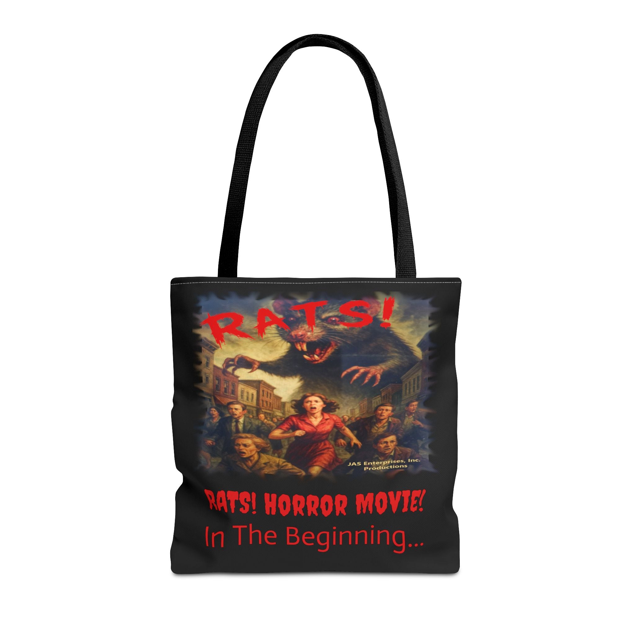 RTB: "RATS!" Logo - Tote Bag - Black