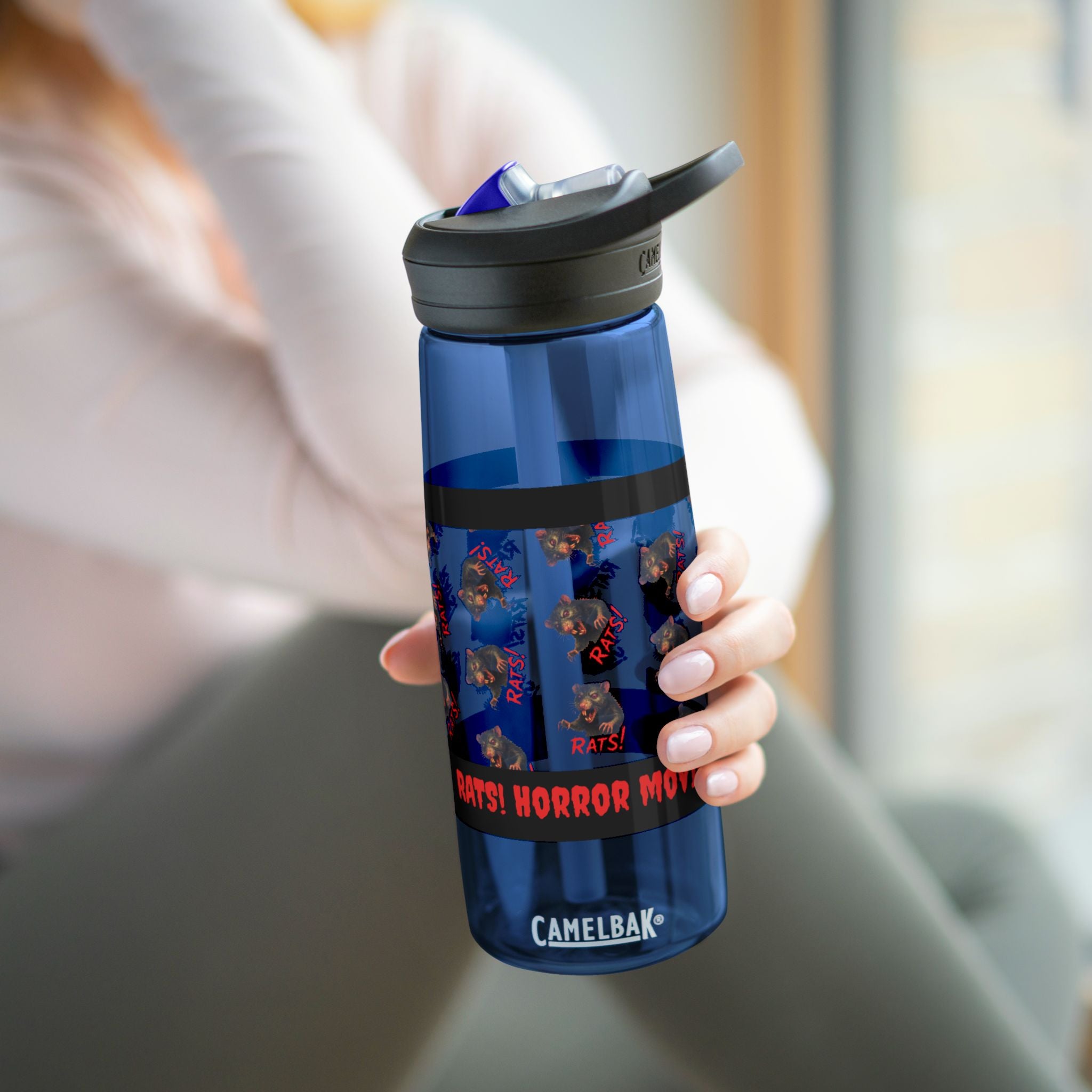 RDW: "RATS" (Multi) - CamelBak Eddy®  Water Bottle - 25oz - Blue