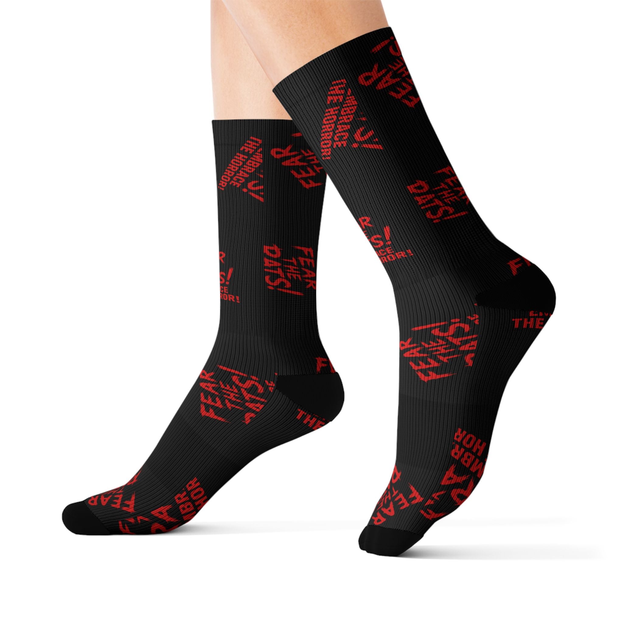 RFW: "Fear the Rats! Embrace the Horror!" - Unisex Socks - Black