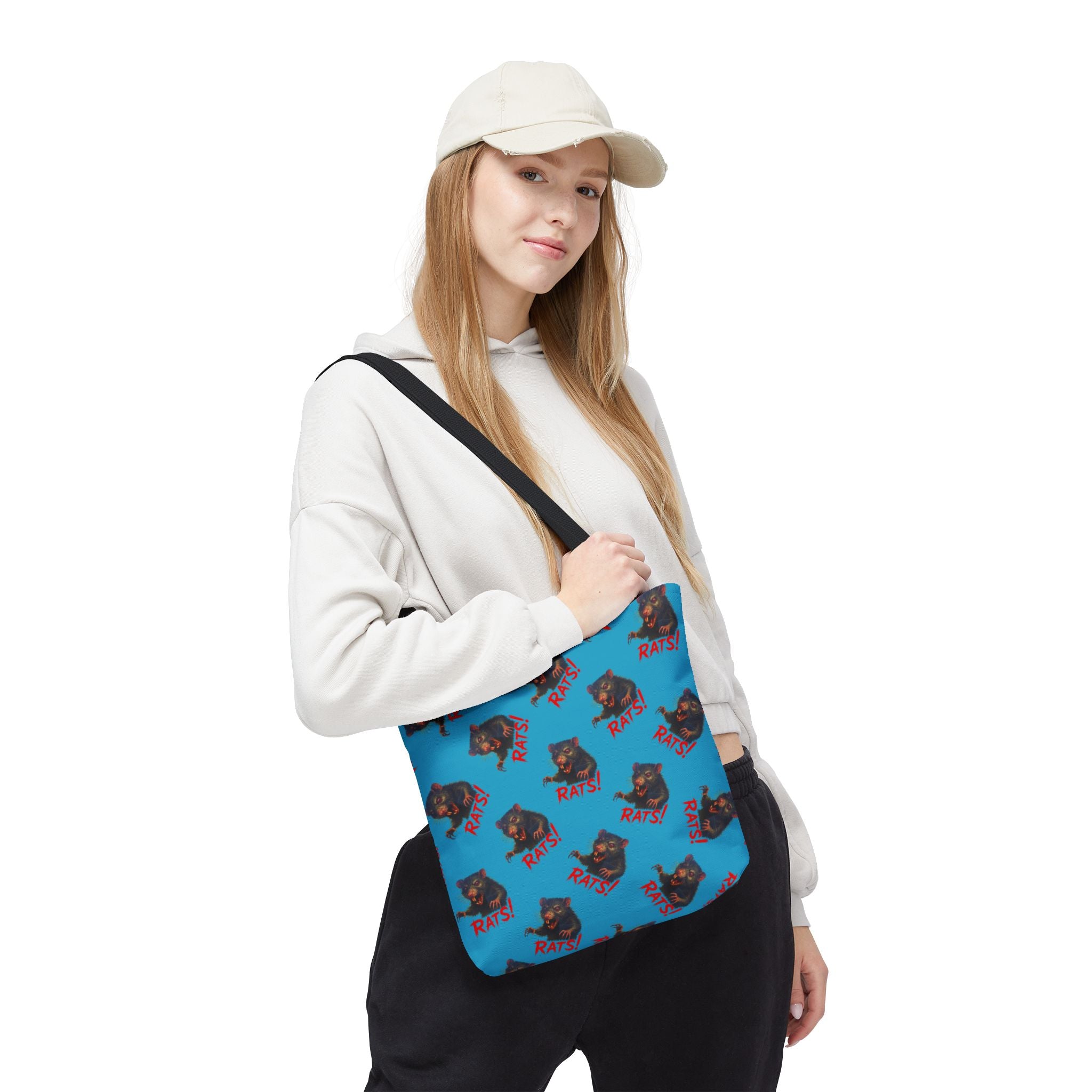 RTB: "RAT" (Multi) - Tote Bag - Turquoise