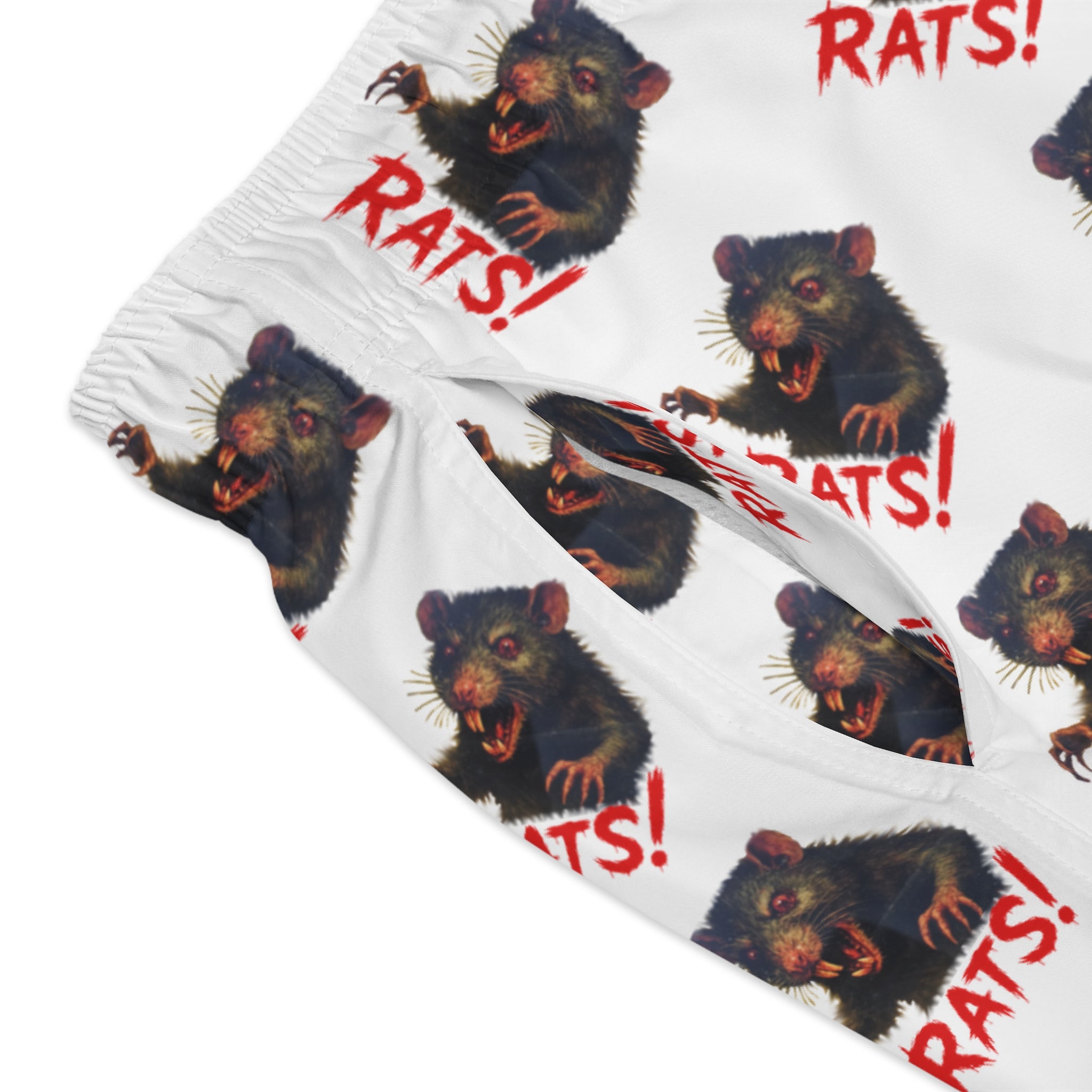 RSW: "RAT" (Multi) - Swim Trunks - White
