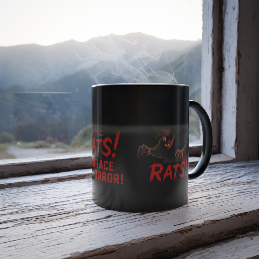 RMG: "Fear the Rats! Embrace the Horror!/RAT" - Color Morphing Mug - 11oz
