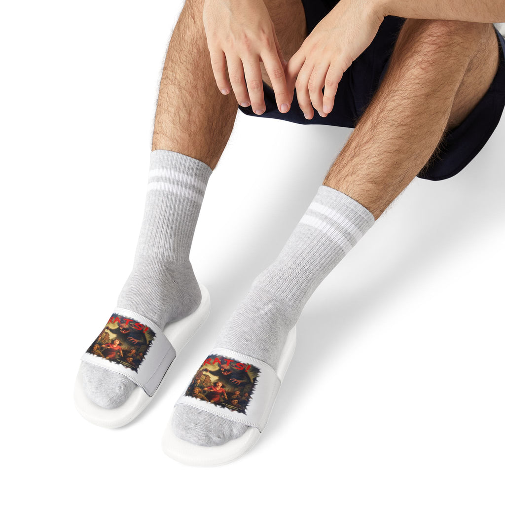 RFW: "RATS!" Logo - Men's Removable-Strap Sandals (White)