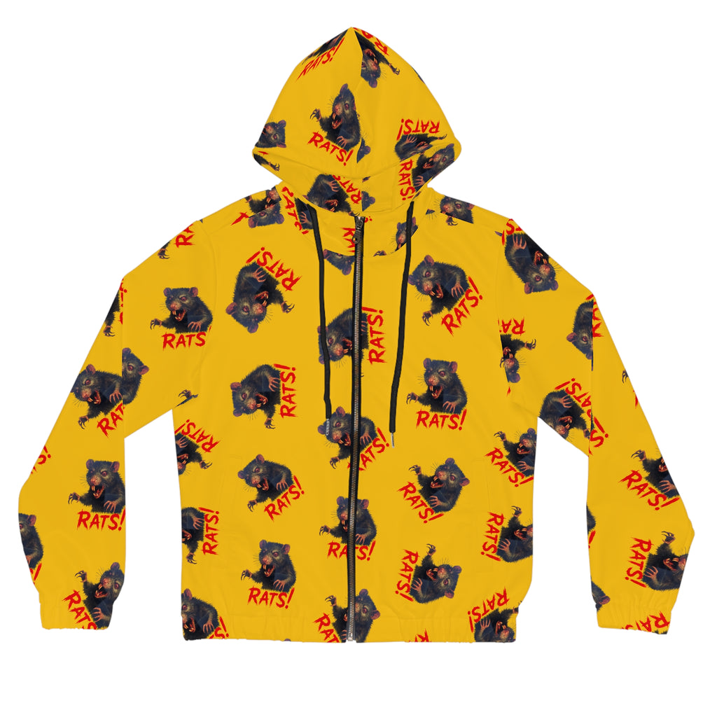 RHD: "RAT" (Multi) - Women’s Full-Zip Hoodie - Yellow
