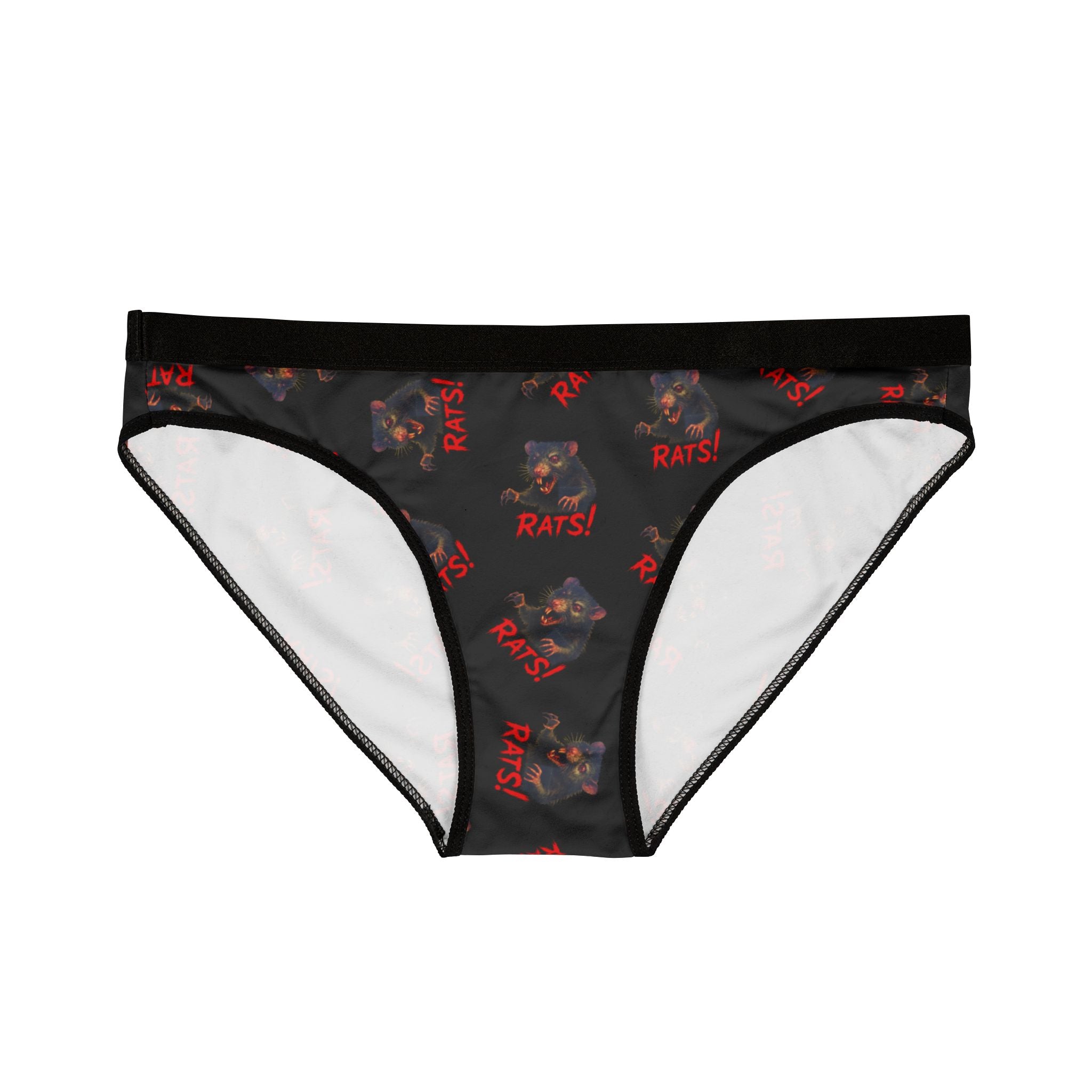 RUG: "RAT" (Multi) - Women's Panties - Black